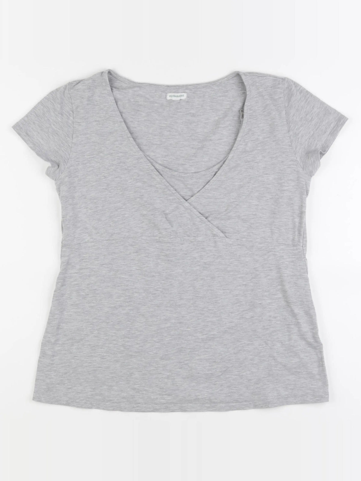 Vertbaudet - tee-shirt grossesse gris - 38 à 40