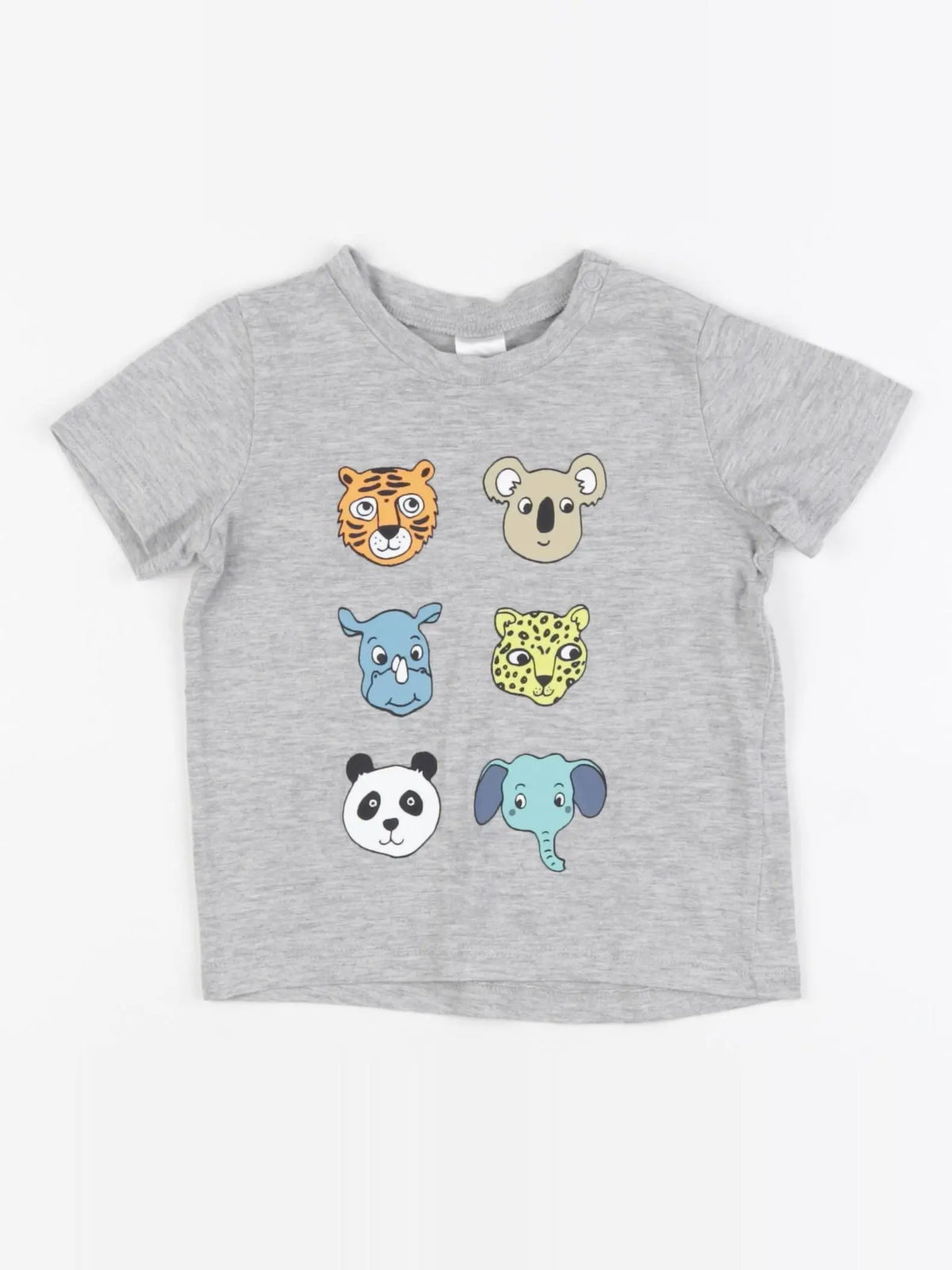 H&M - tee-shirt gris - 3/6 mois