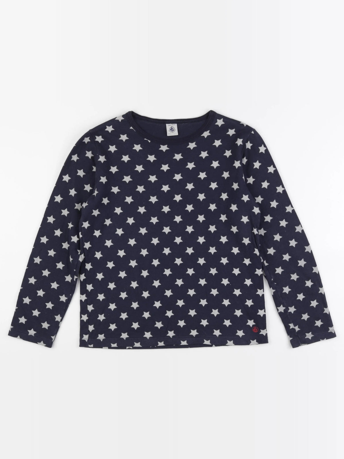 Petit Bateau - tee-shirt bleu - 12 ans