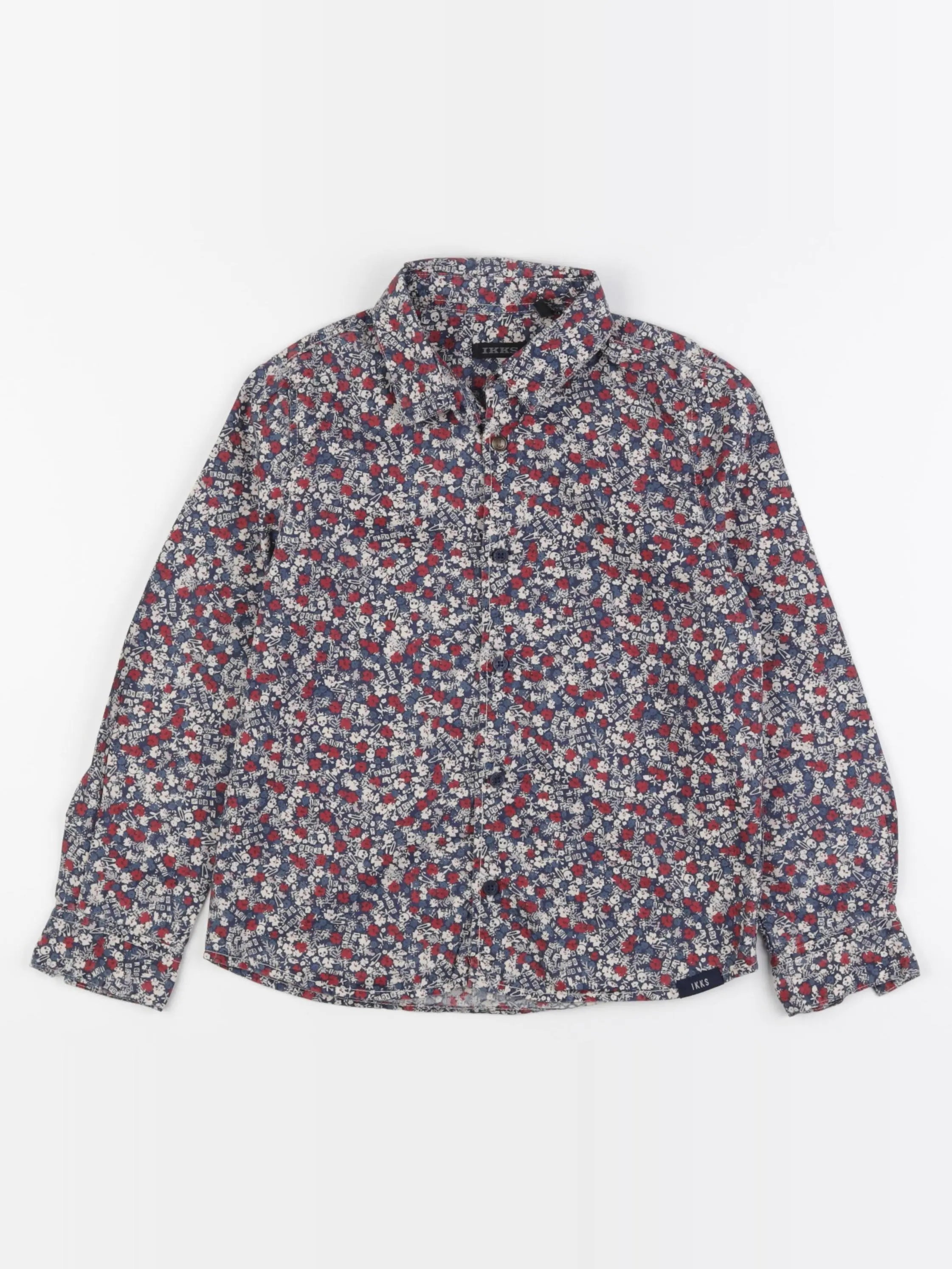 IKKS - chemise bleu - 6 ans