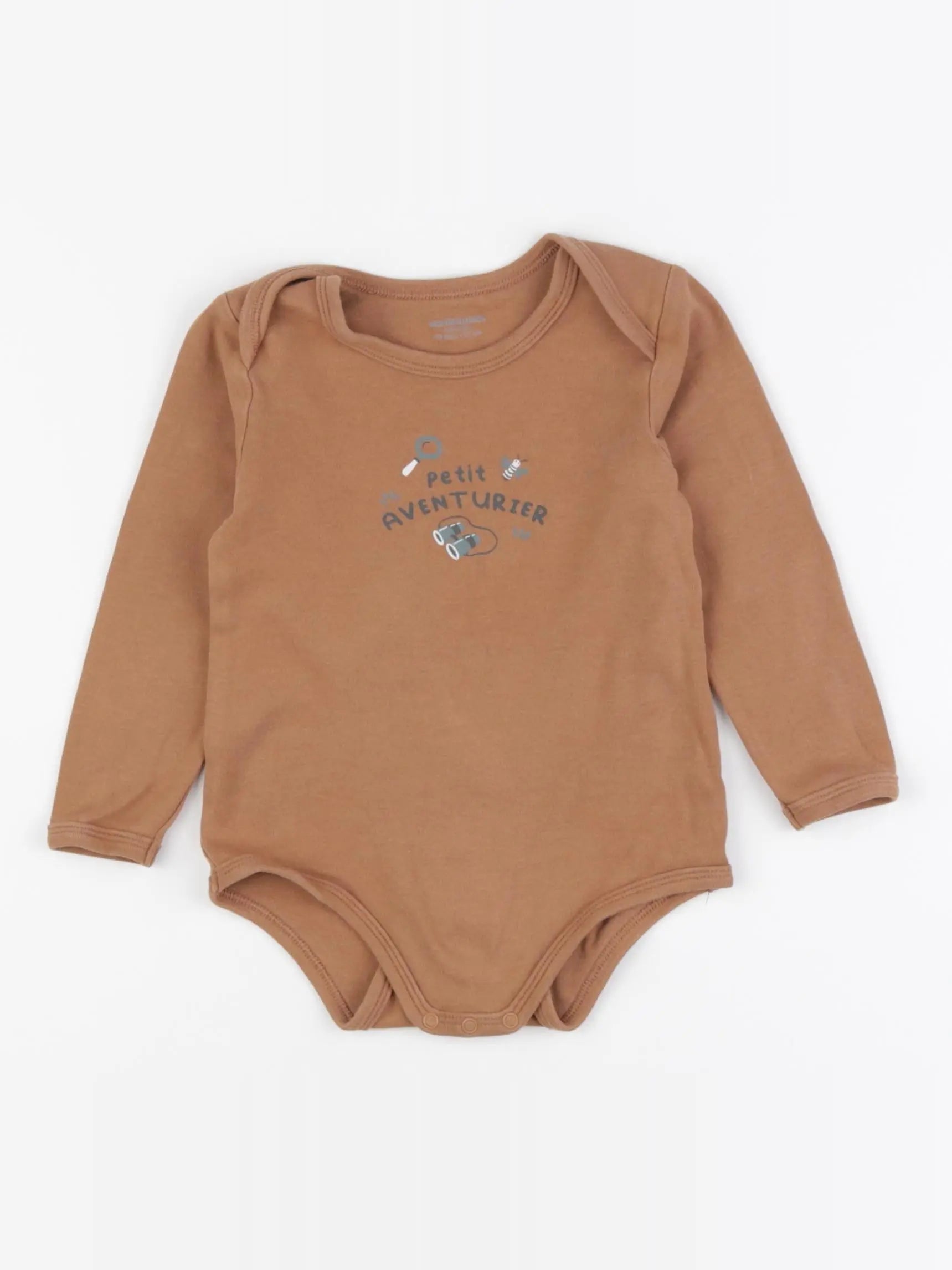 Vertbaudet - body marron - 36 mois