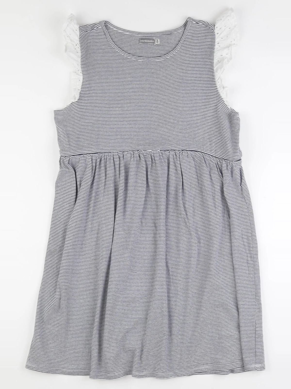 Vertbaudet - robe grossesse blanc, bleu - 38 à 40