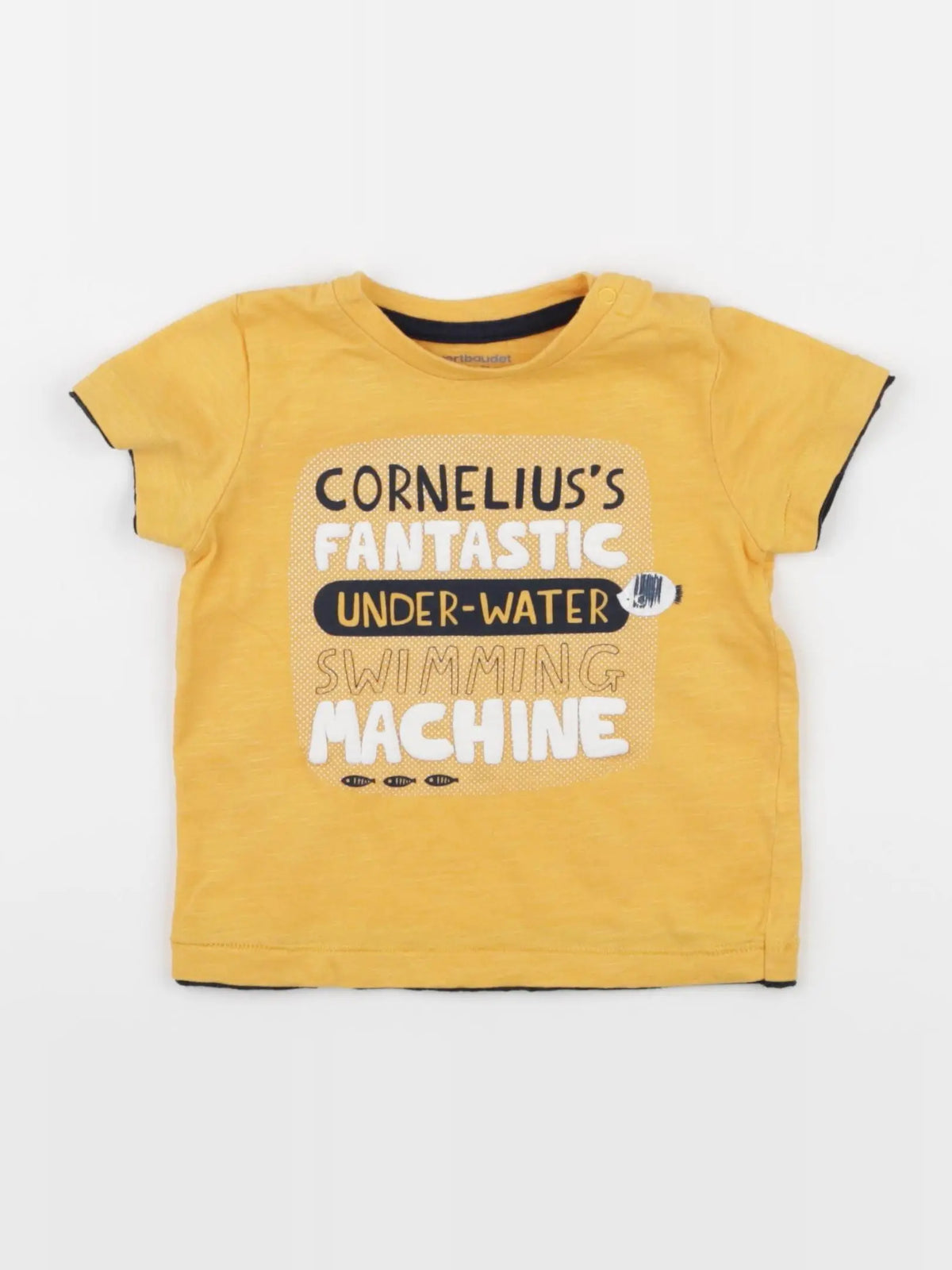 Vertbaudet - tee-shirt orange - 9 mois