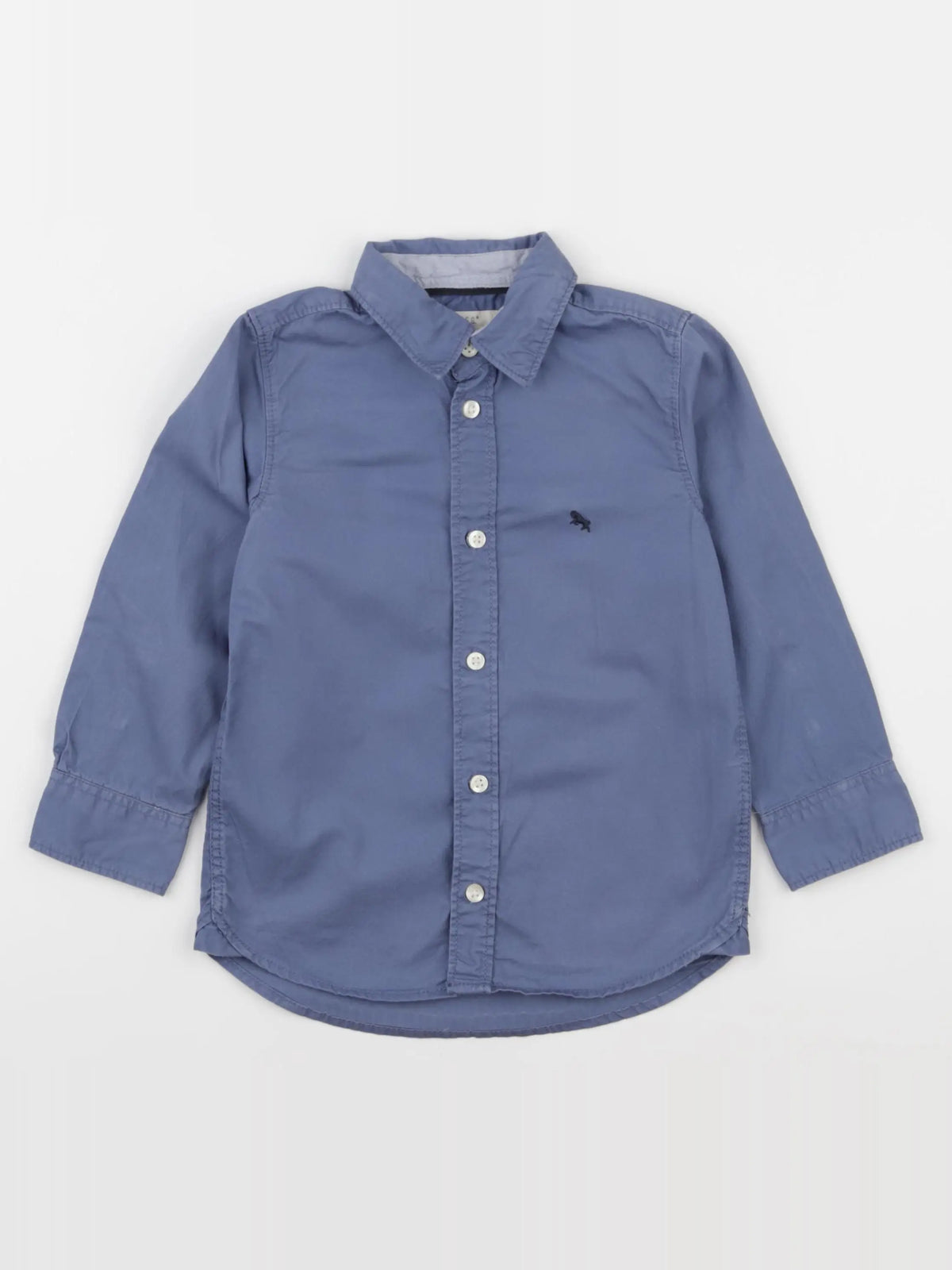H&M - chemise bleu - 2/3 ans