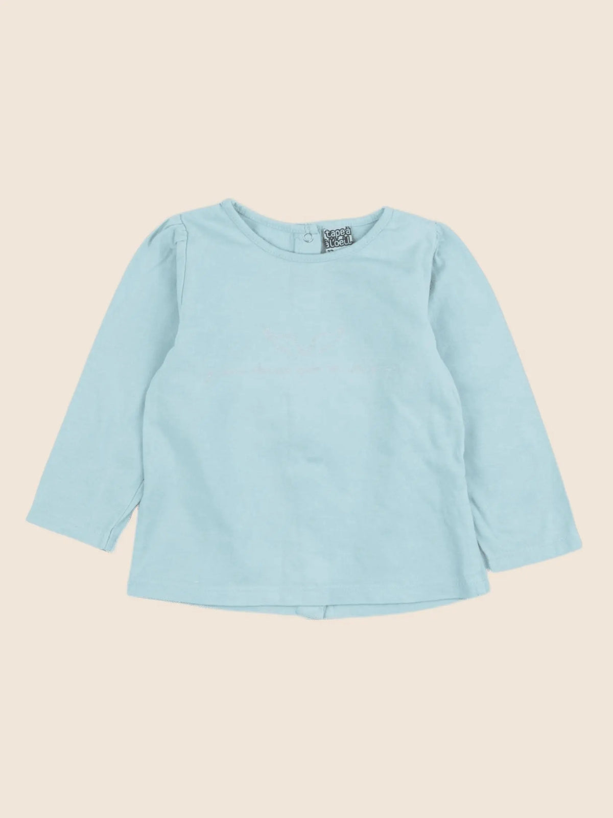 Tape à l'oeil - tee-shirt bleu - 12 mois