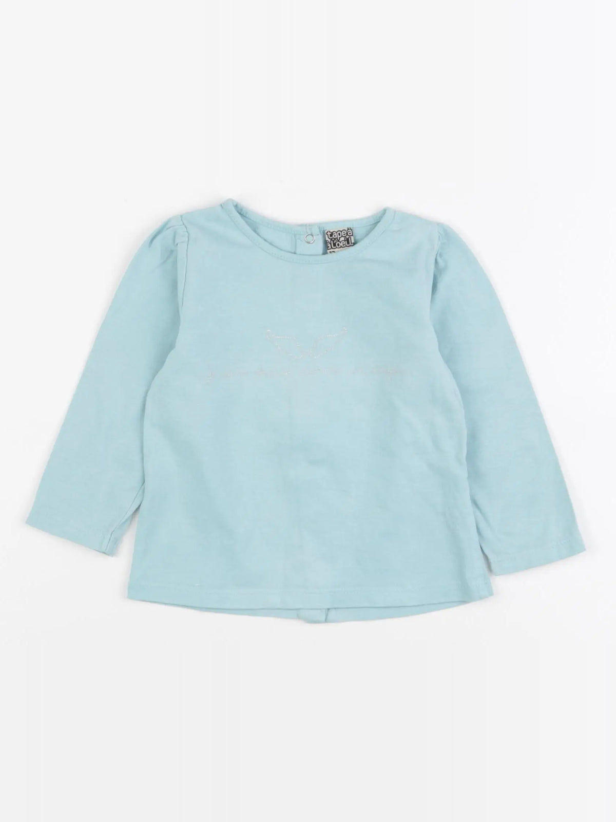 Tape à l'oeil - tee-shirt bleu - 12 mois