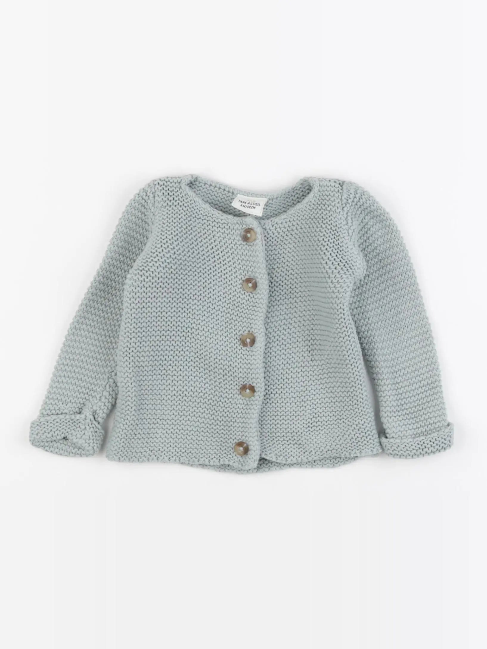 Tape à l'oeil - gilet vert - 6 mois