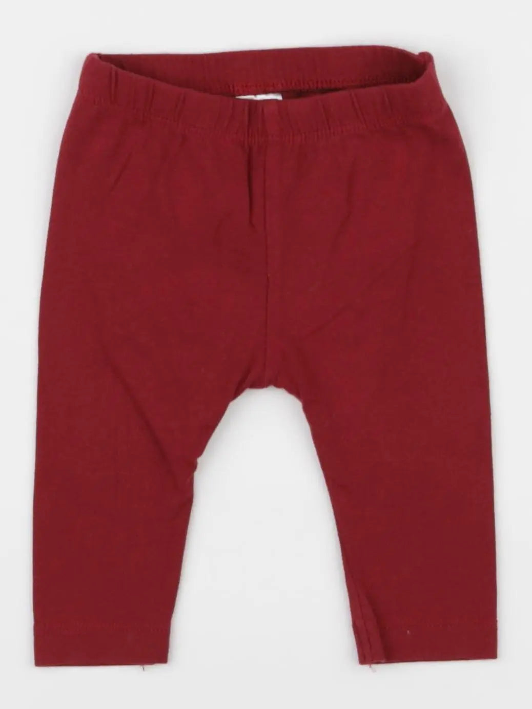 H&M - legging rouge - 2/4 mois