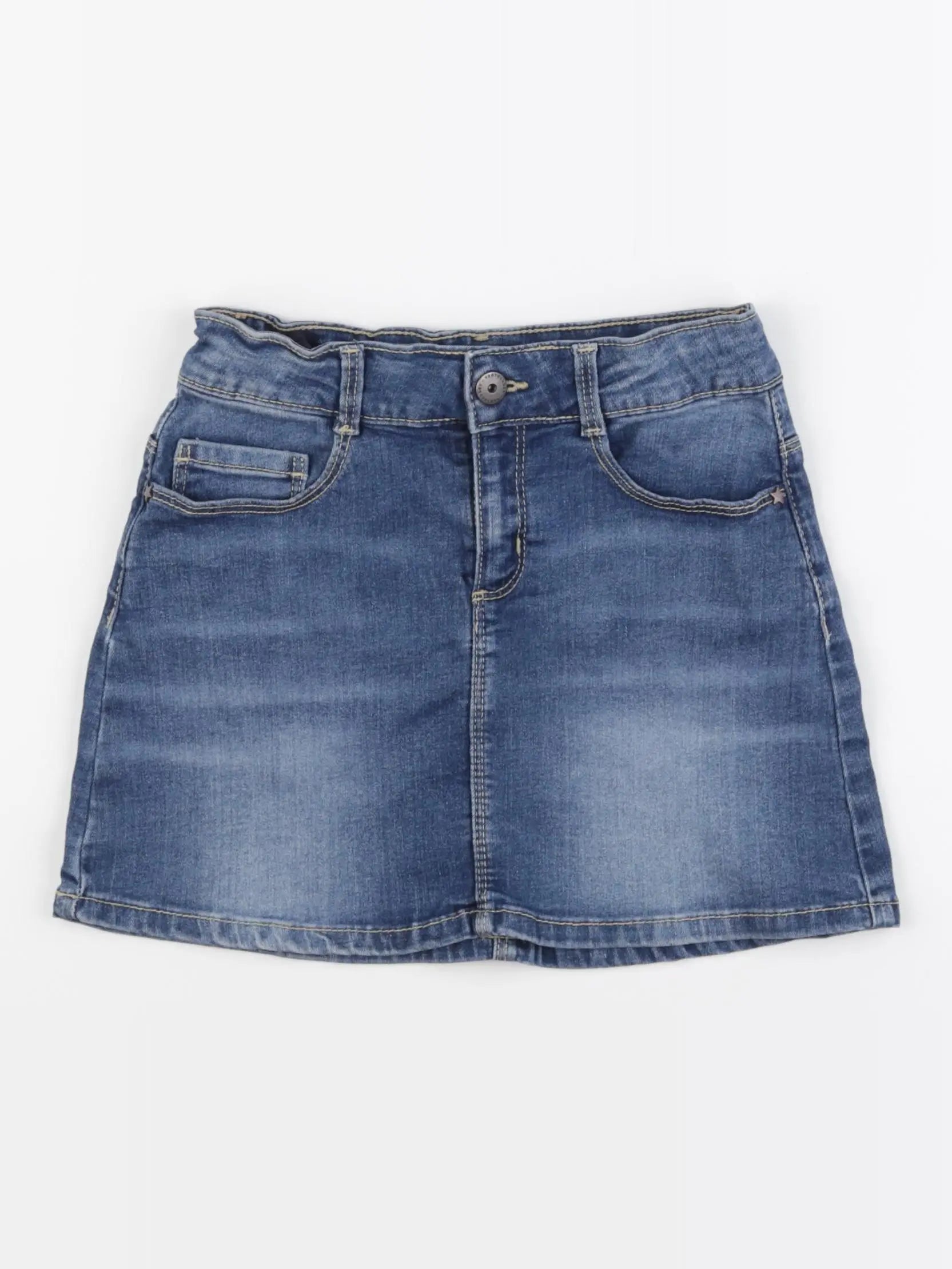 Vertbaudet - jupe bleu - 9 ans