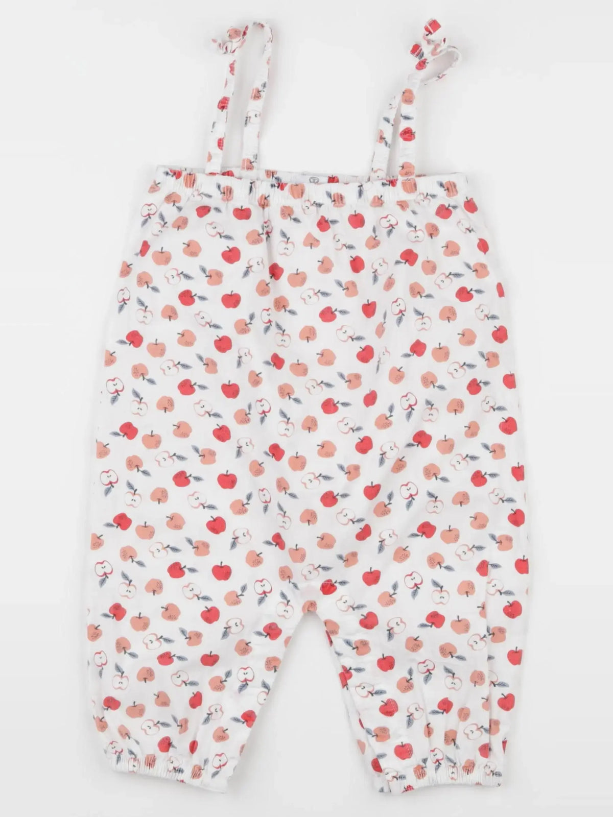 La Redoute - combinaison blanc, rouge - 12 mois