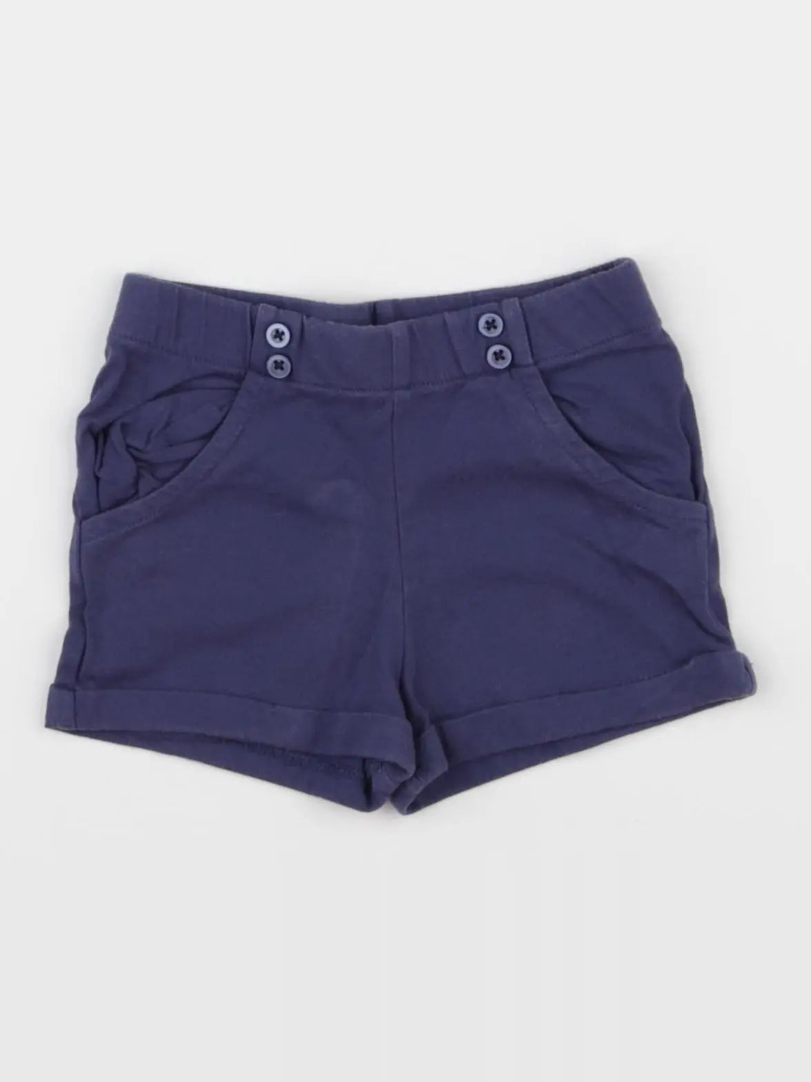 Boutchou - short bleu - 6 mois