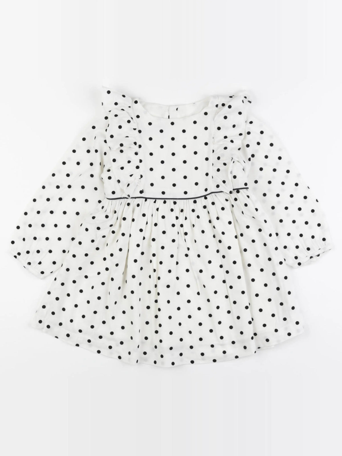 Jacadi - robe blanc, bleu - 36 mois