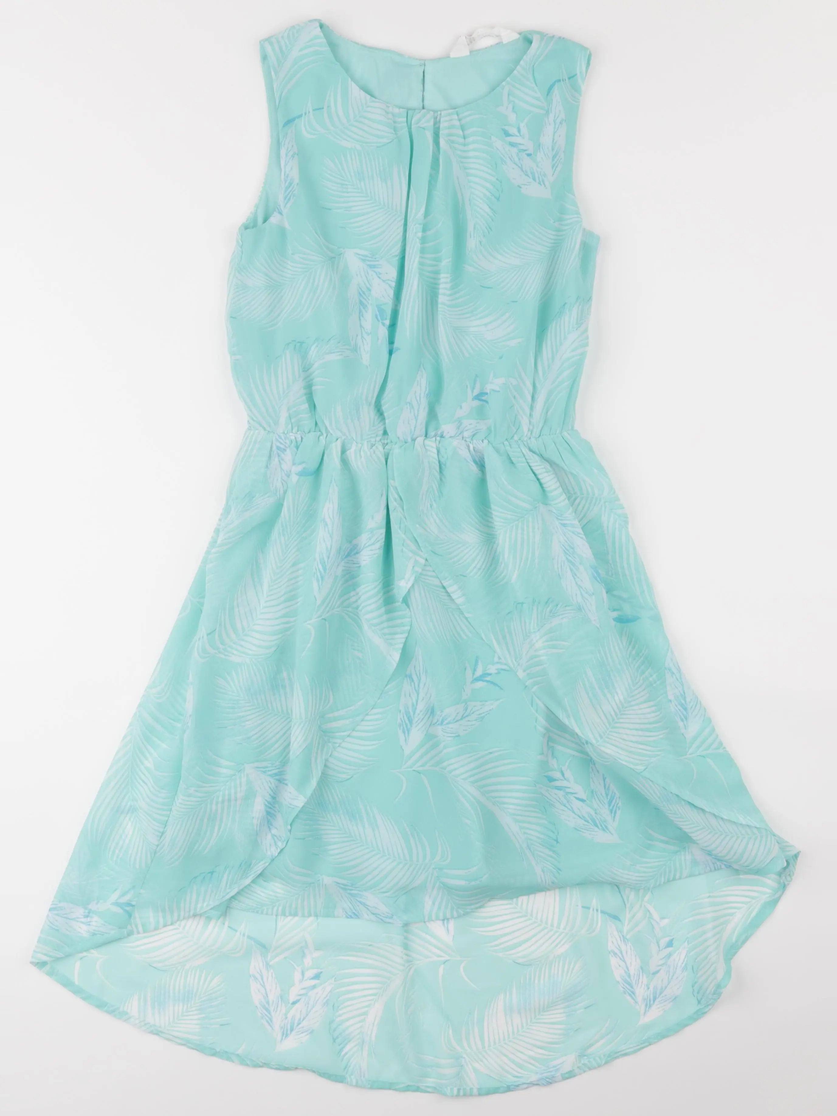 H&M - robe vert - 10/12 ans