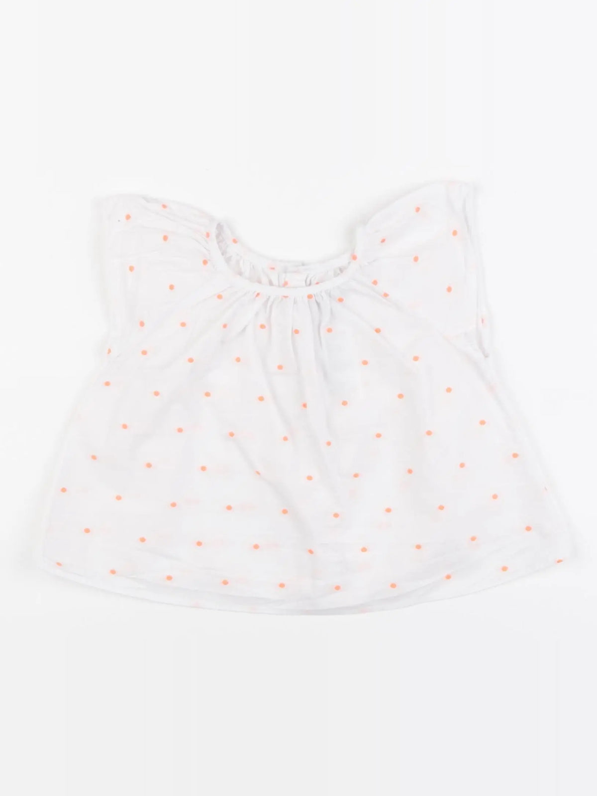 Jacadi - blouse orange - 12 mois