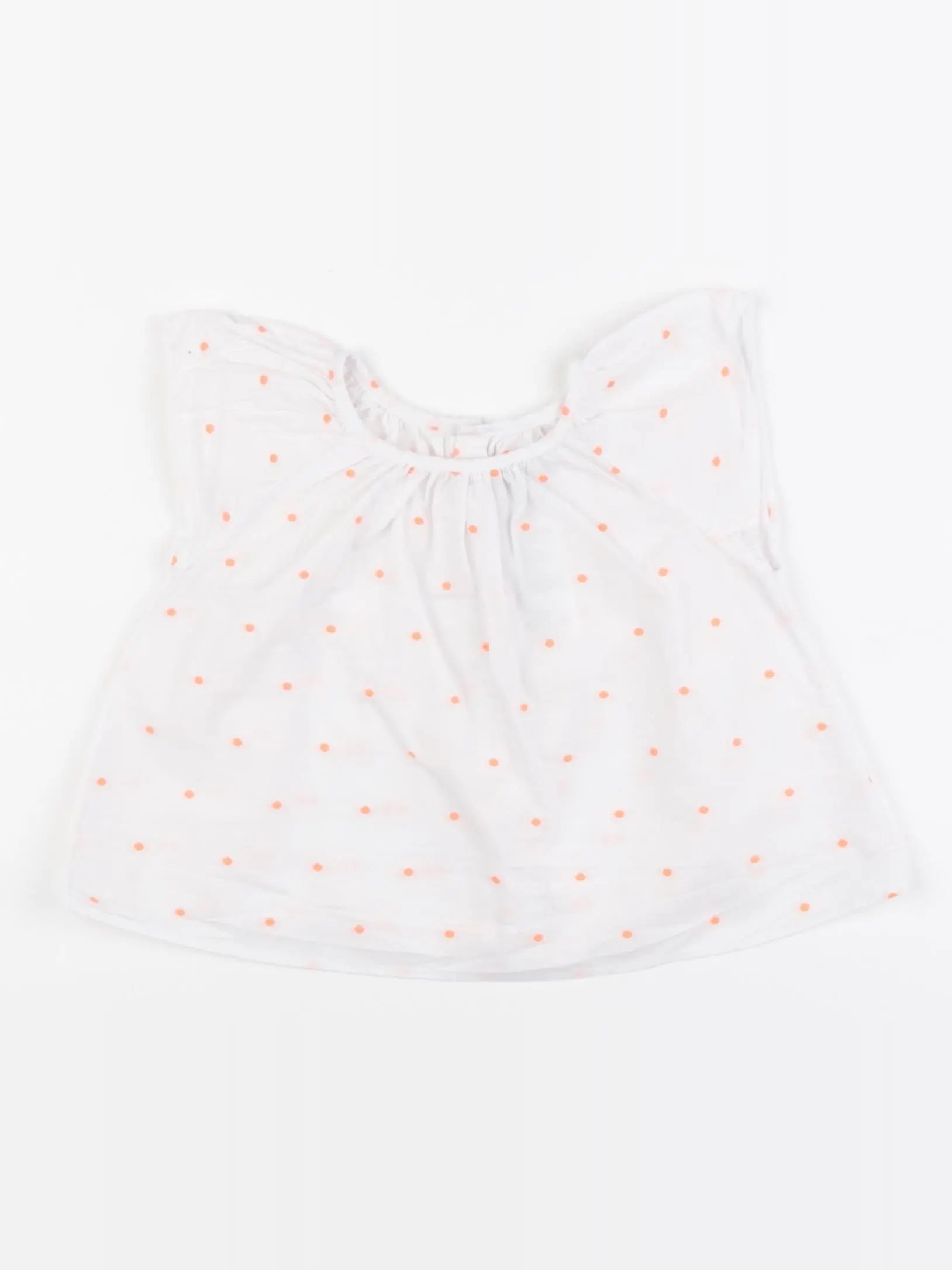 Jacadi - blouse orange - 12 mois