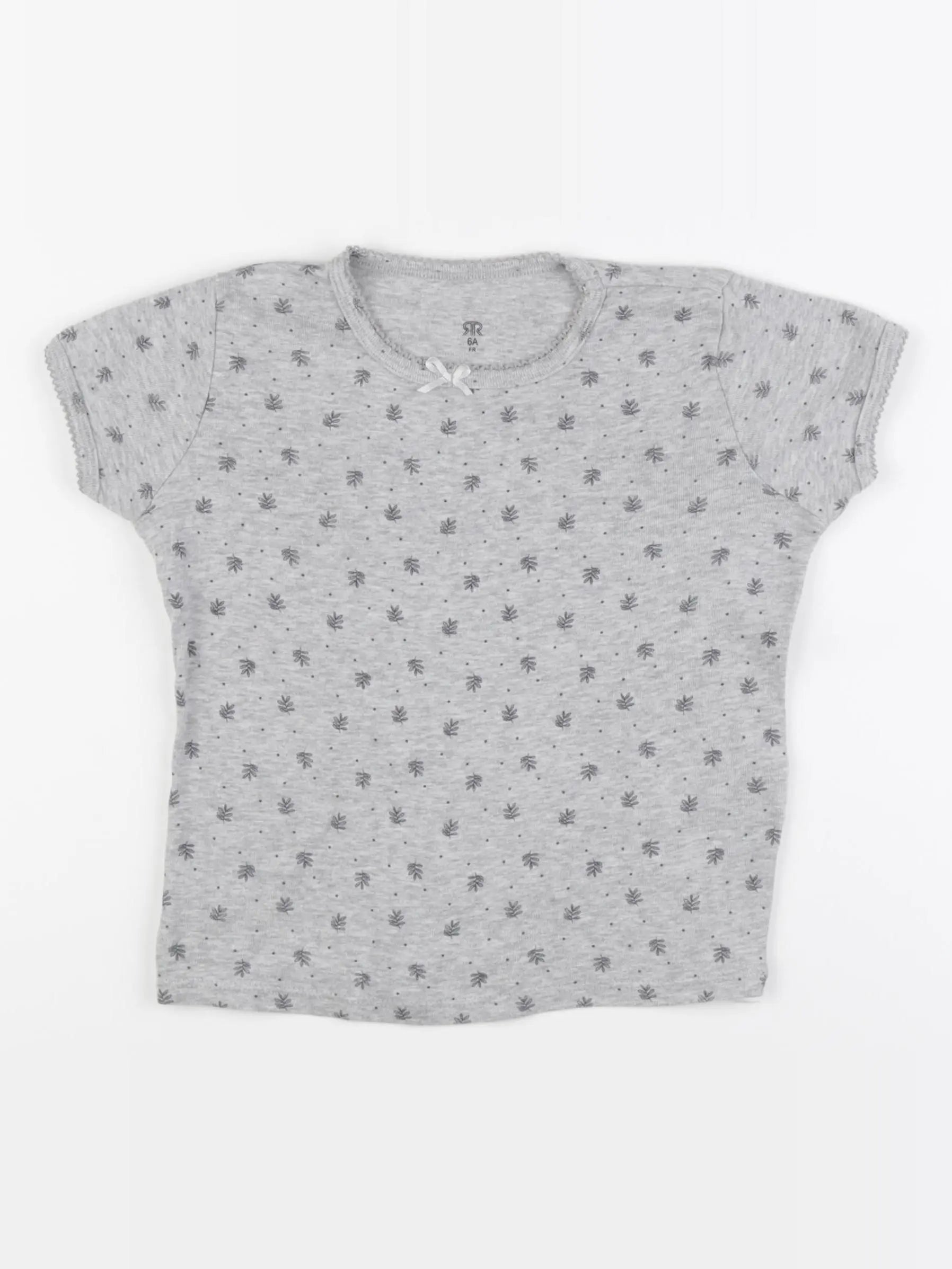 La Redoute - maillot de corps gris - 6 ans