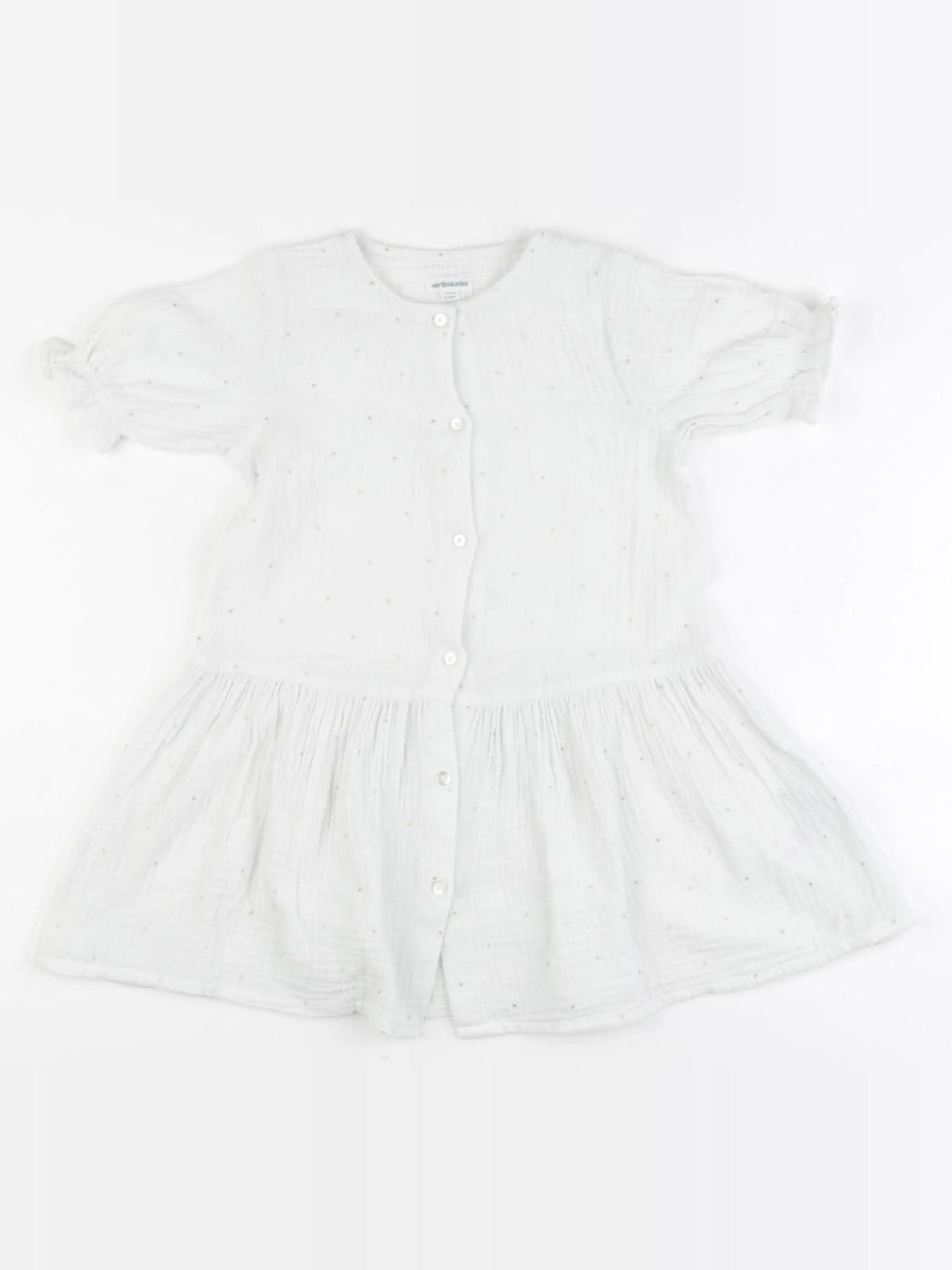 Vertbaudet - robe blanc - 5 ans