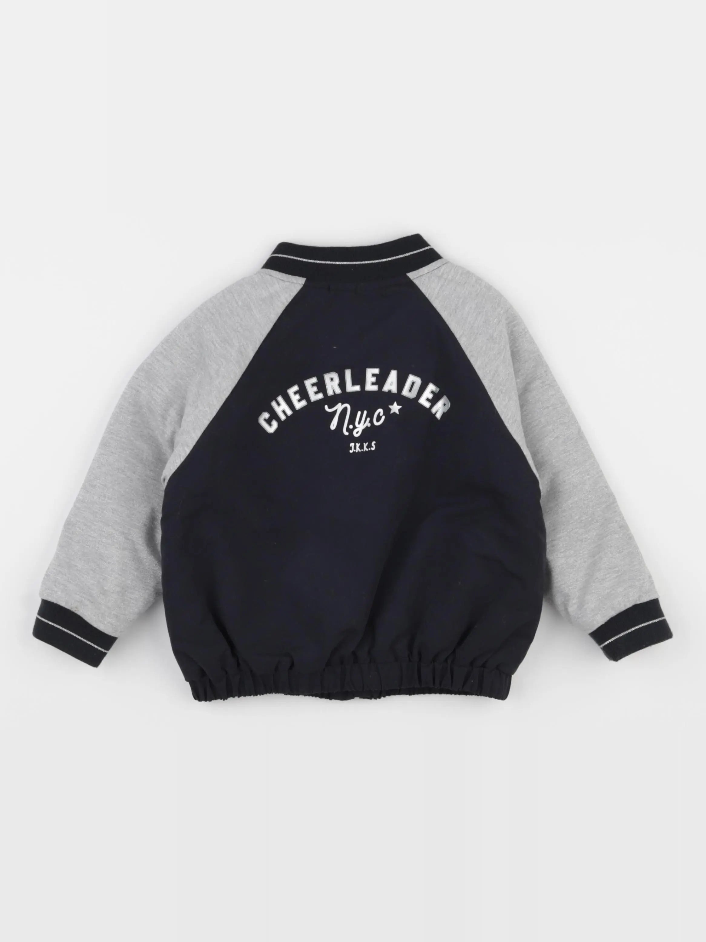 IKKS - veste bleu, gris - 2 ans