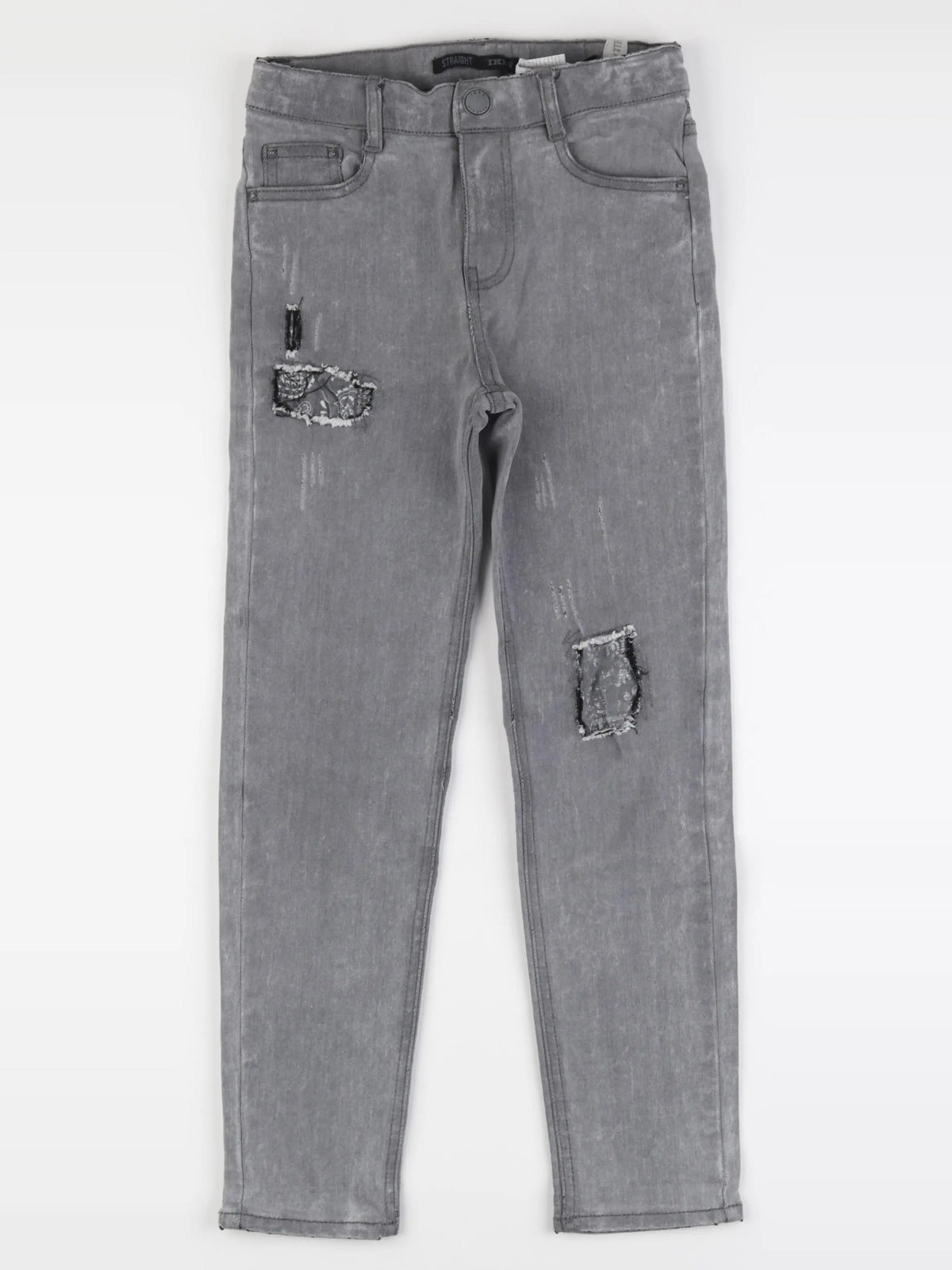 IKKS - jean gris - 10 ans