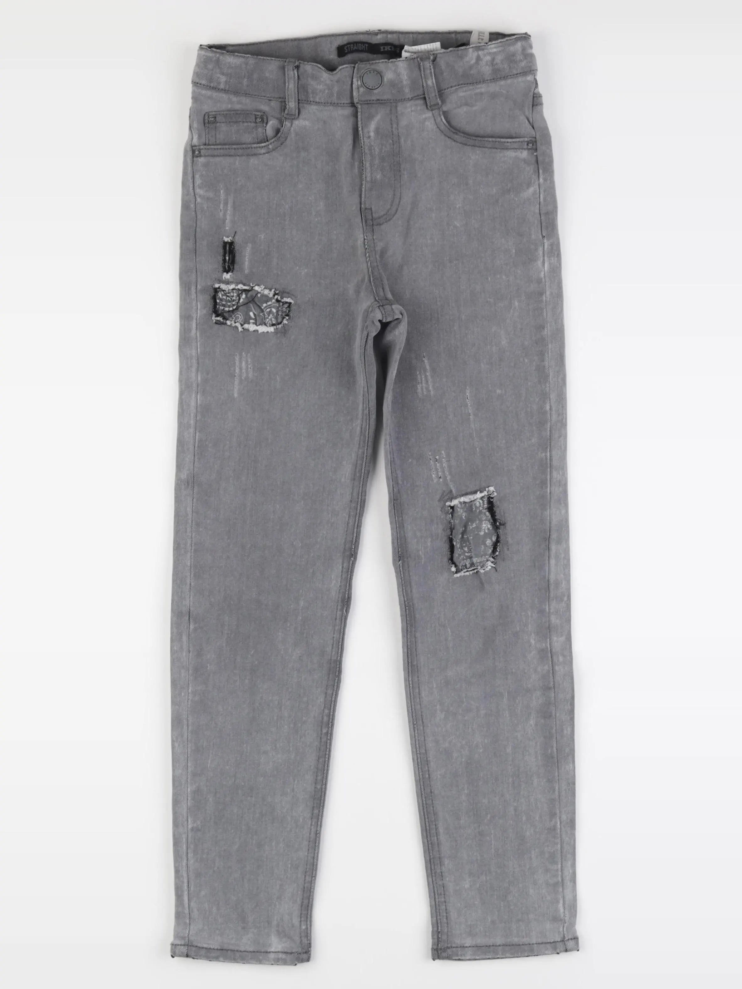 IKKS - jean gris - 10 ans