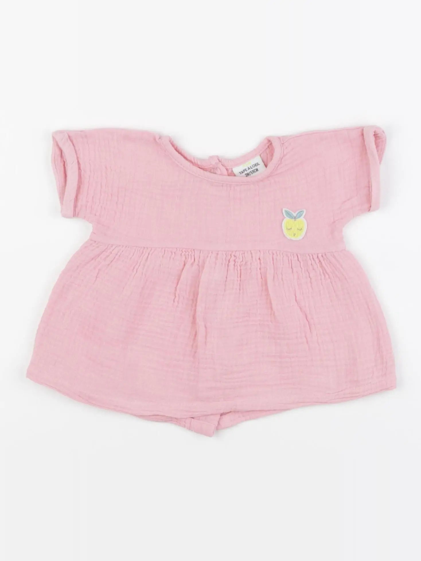 Tape à l'oeil - blouse rose - 3 mois