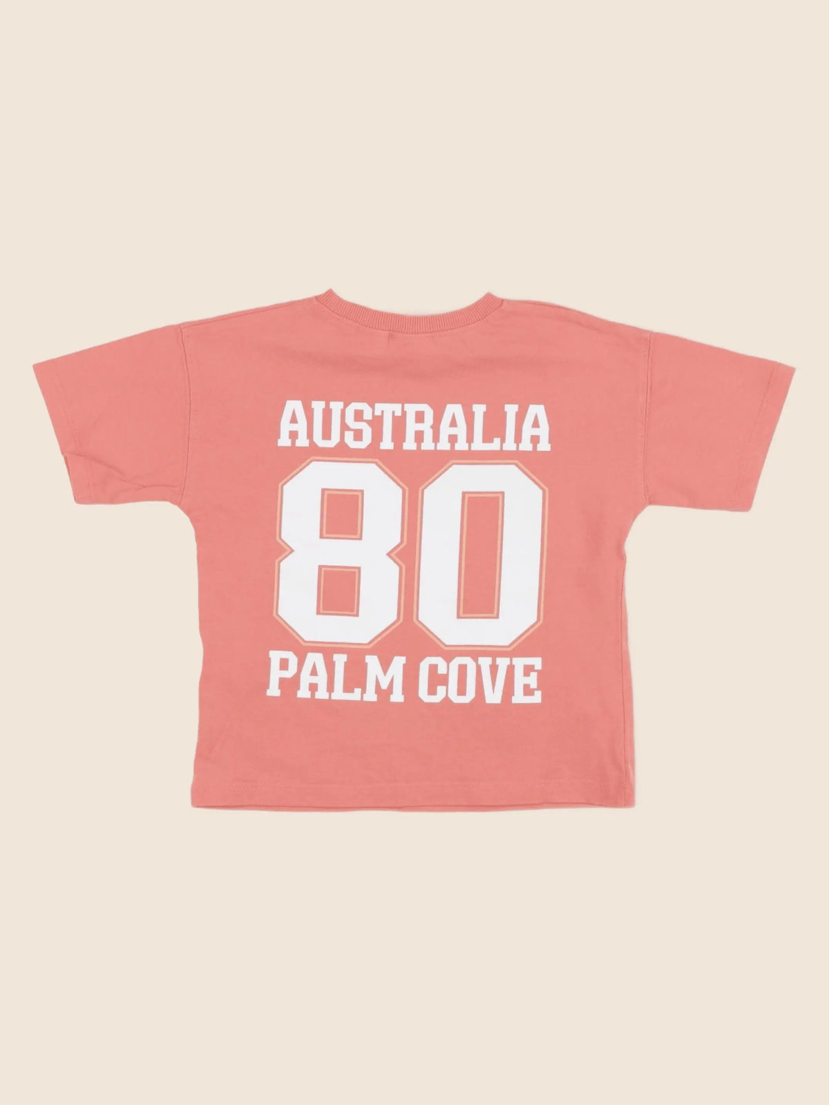 Zara - tee-shirt imprimé au dos orange - 1 an