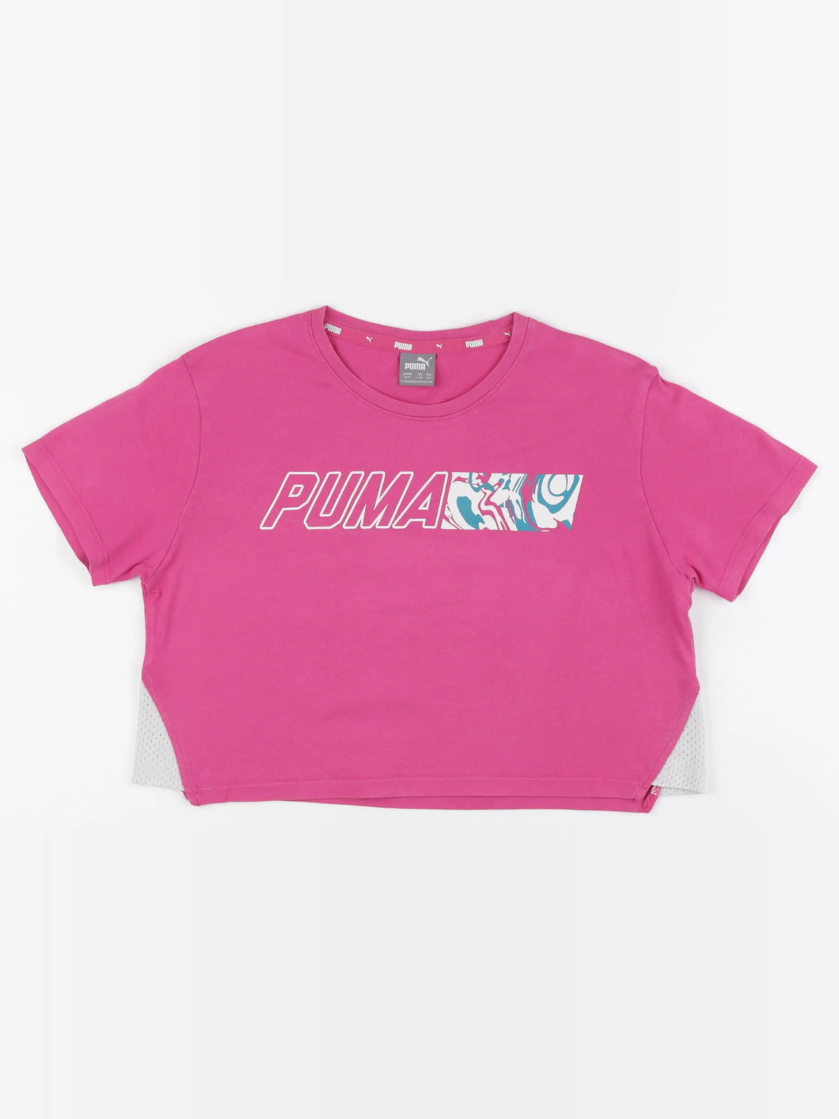 Puma - tee-shirt rose - 7 ans