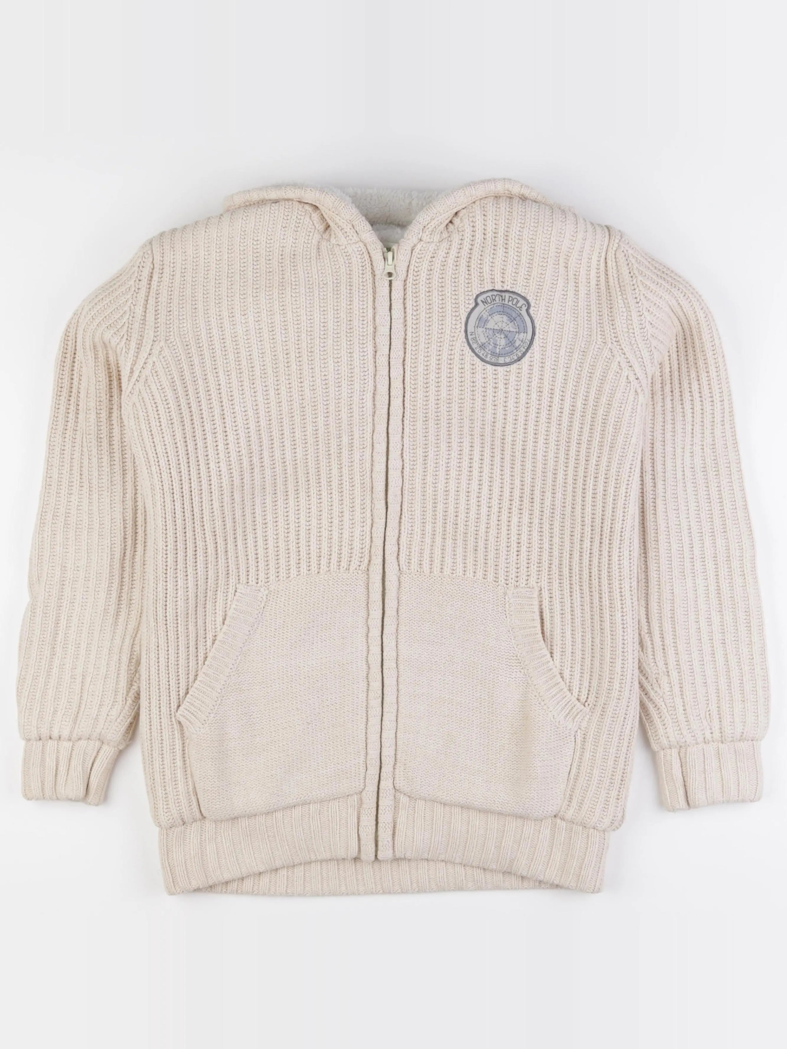 Vertbaudet - veste doublé beige - 14 ans