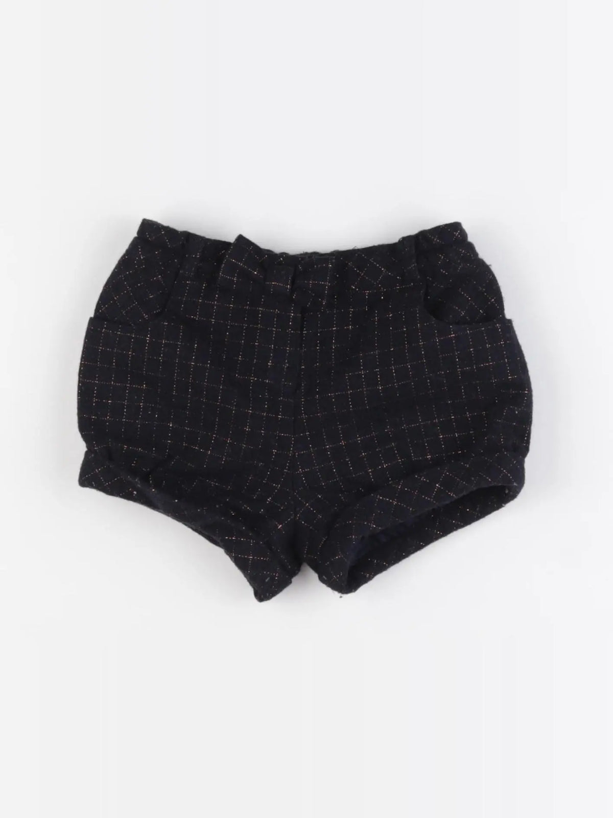 Cyrillus - short noir, bronze - 12 mois