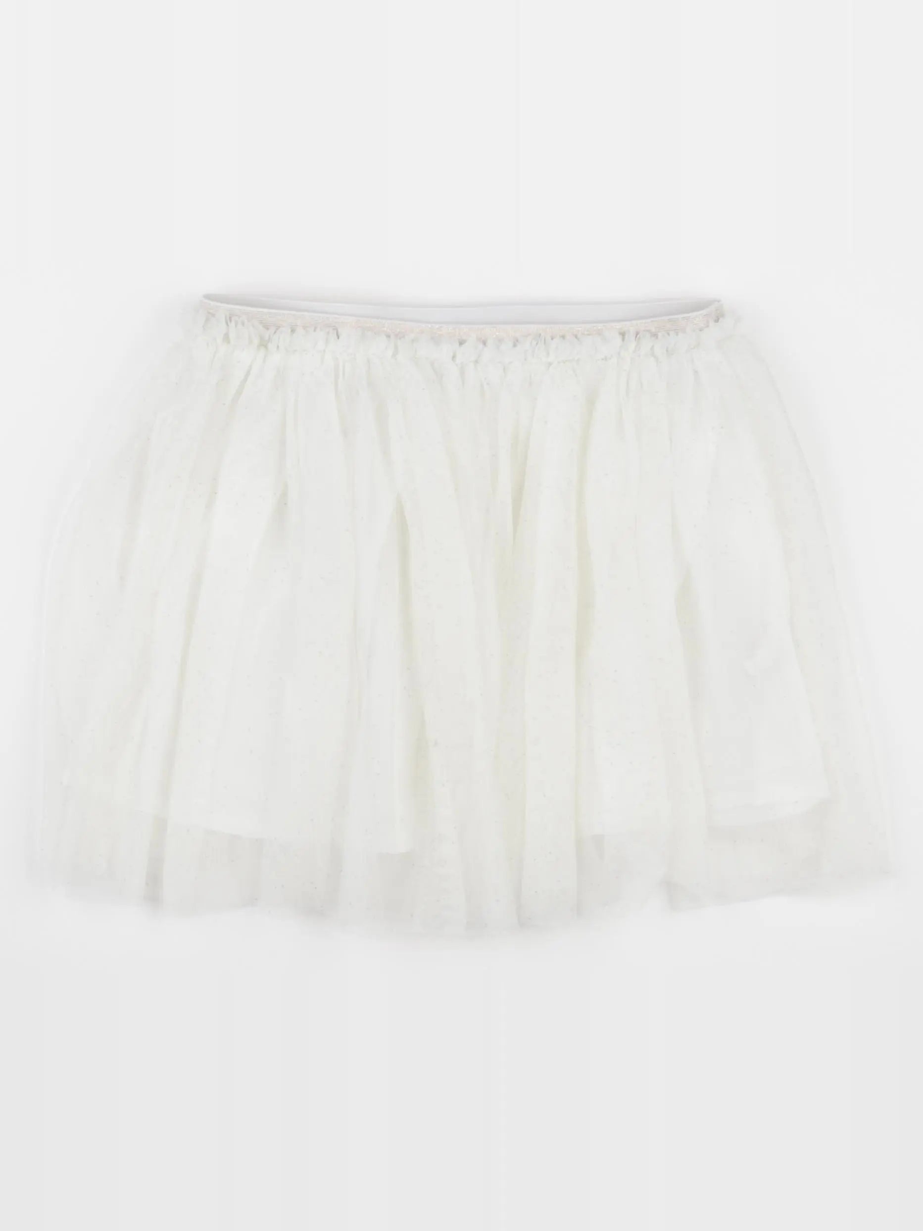 Monoprix - jupe blanc, argent - 3 ans