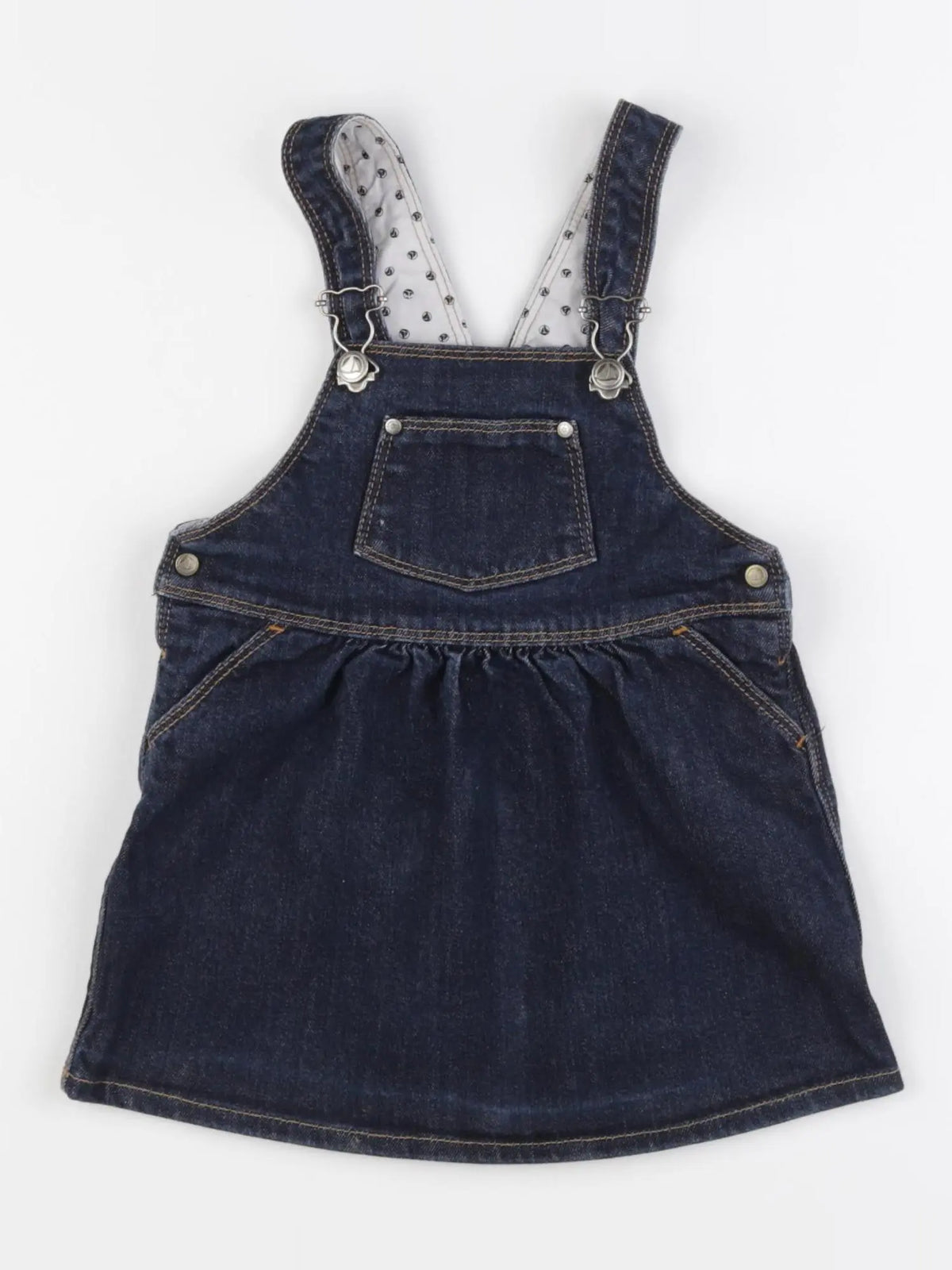 Petit Bateau - robe bleu - 18 mois