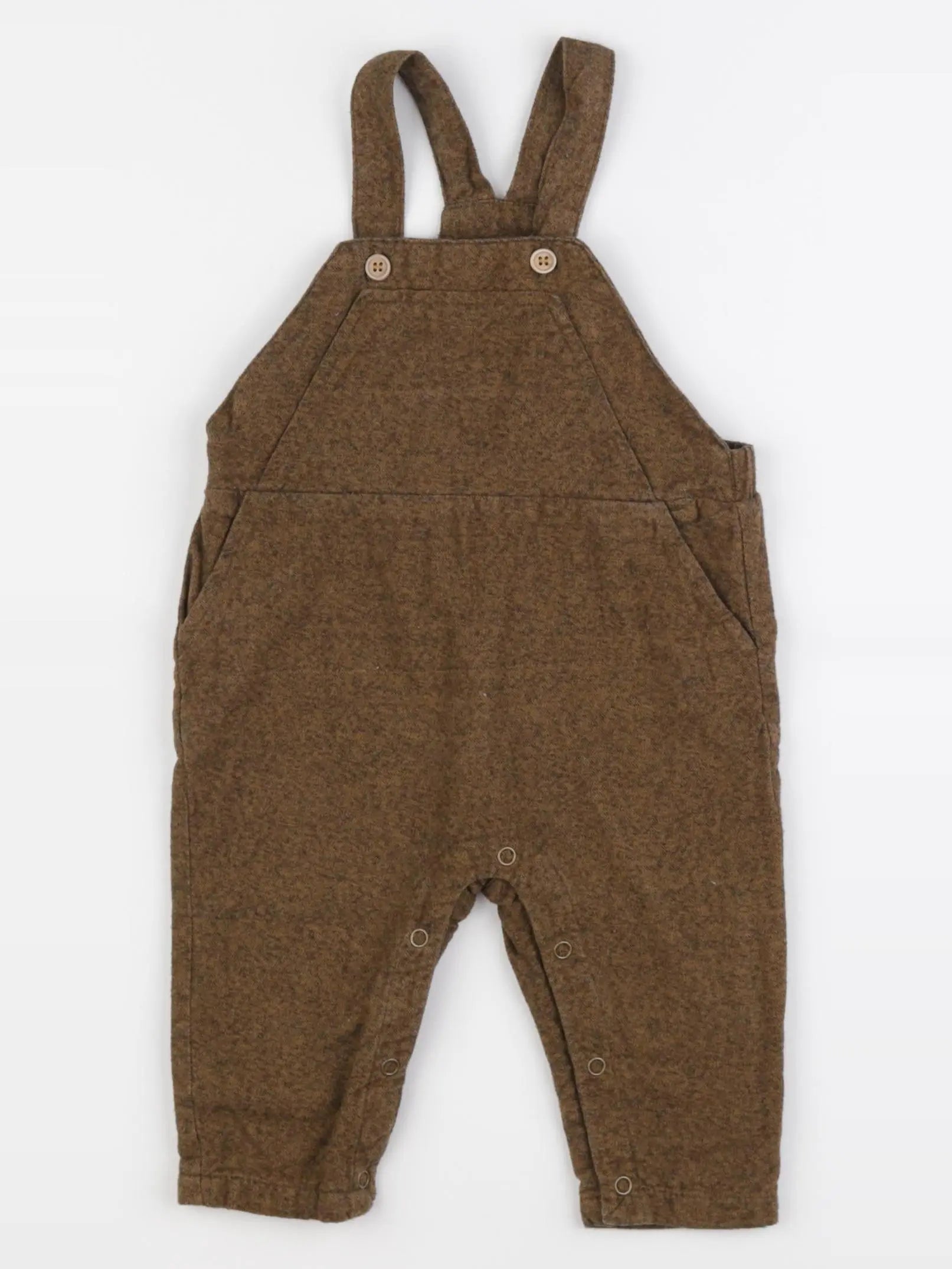 Zara - salopette marron - 3/6 mois