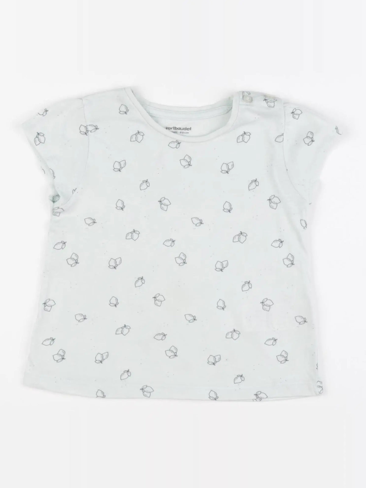 Vertbaudet - tee-shirt bleu - 18 mois