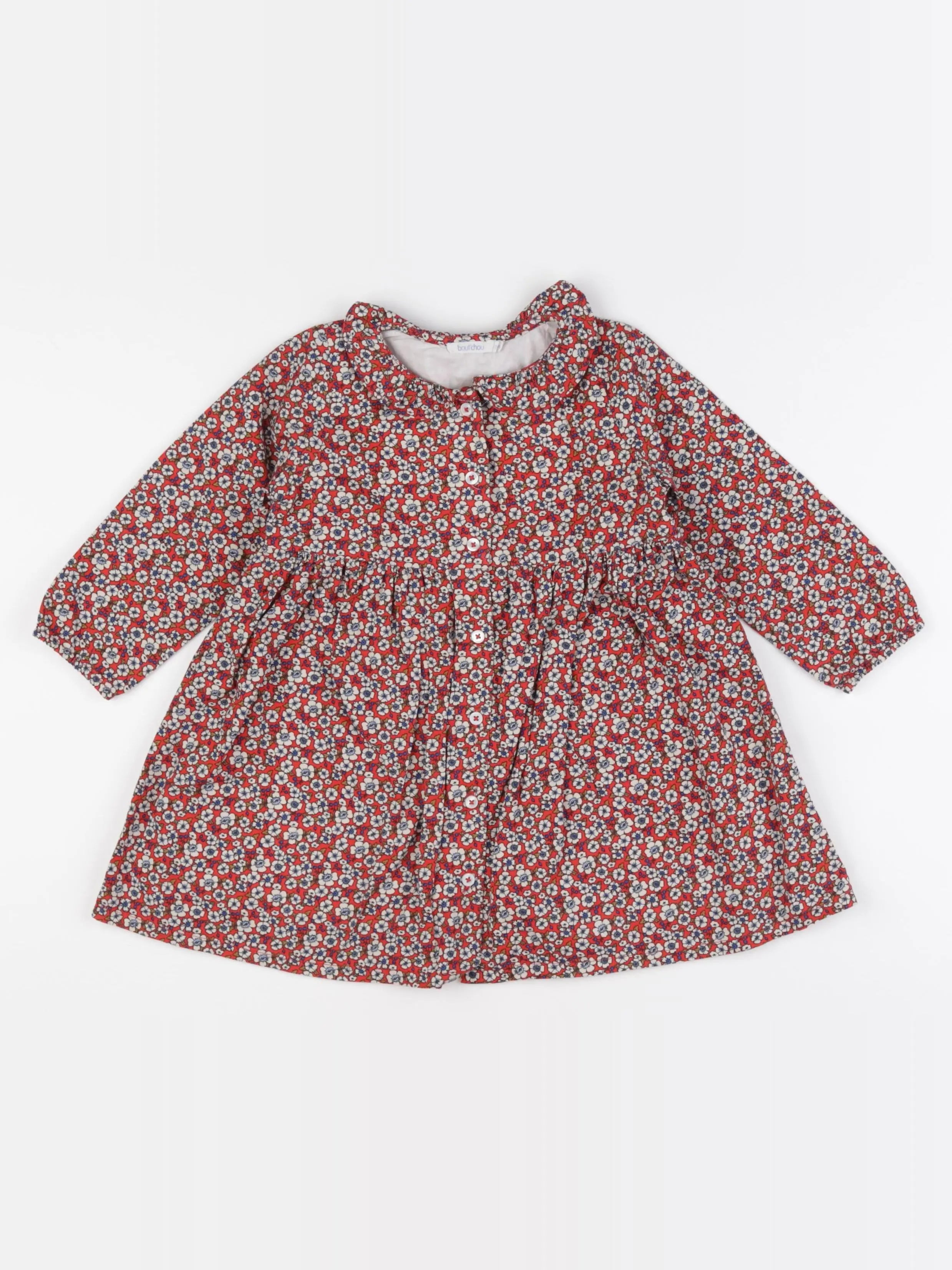 Boutchou - robe rouge - 24 mois