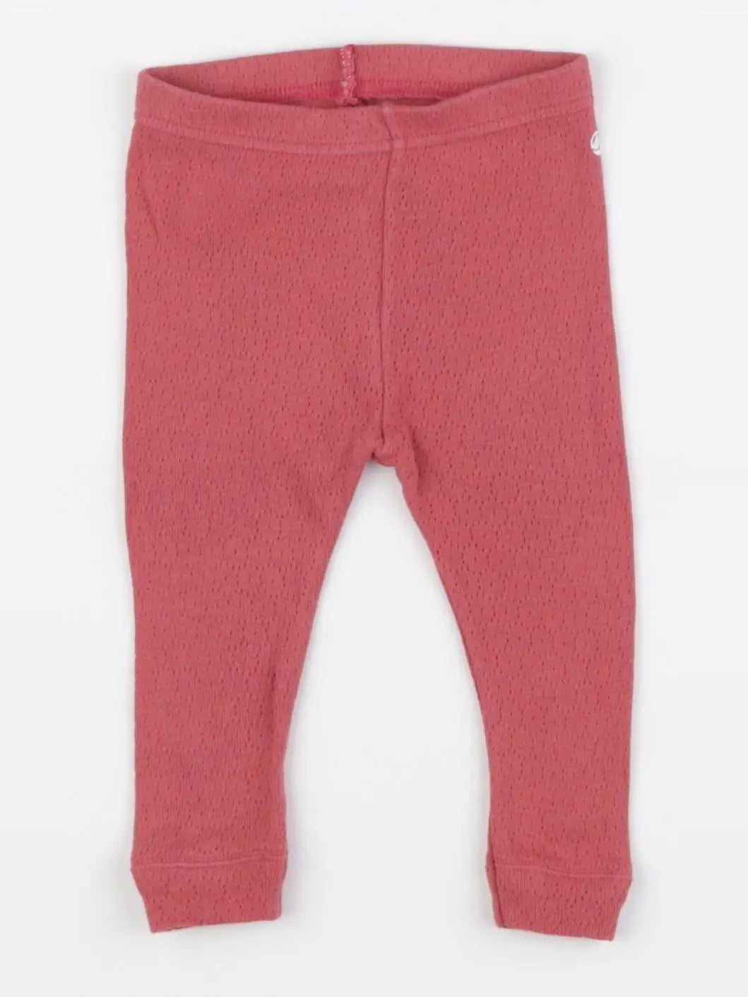 Petit Bateau - legging rouge - 6 mois