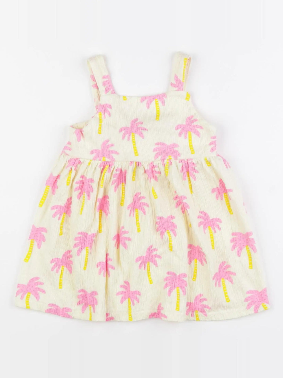 Zara - robe jaune, rose - 18/24 mois