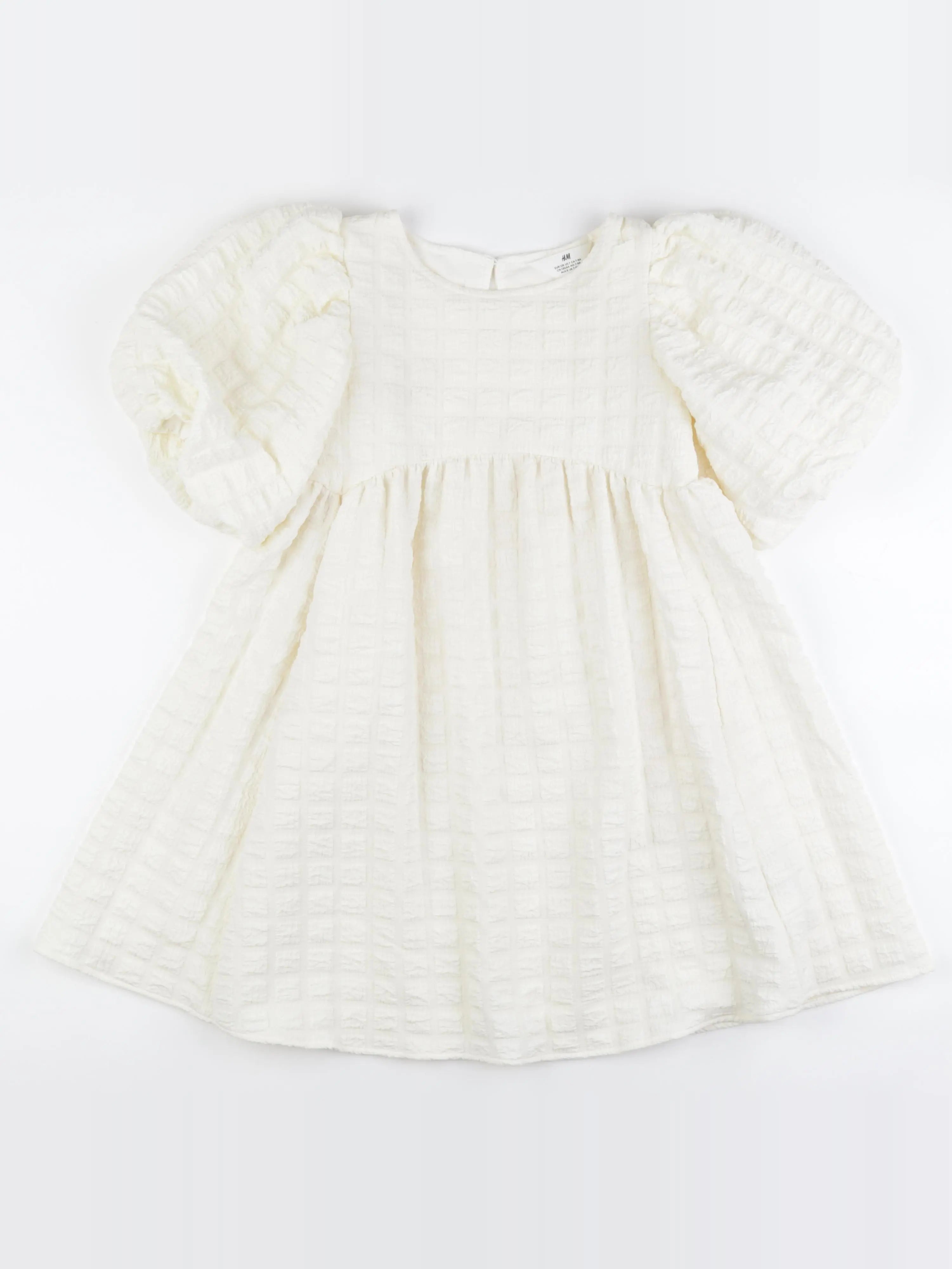 H&M - robe beige - 7/8 ans