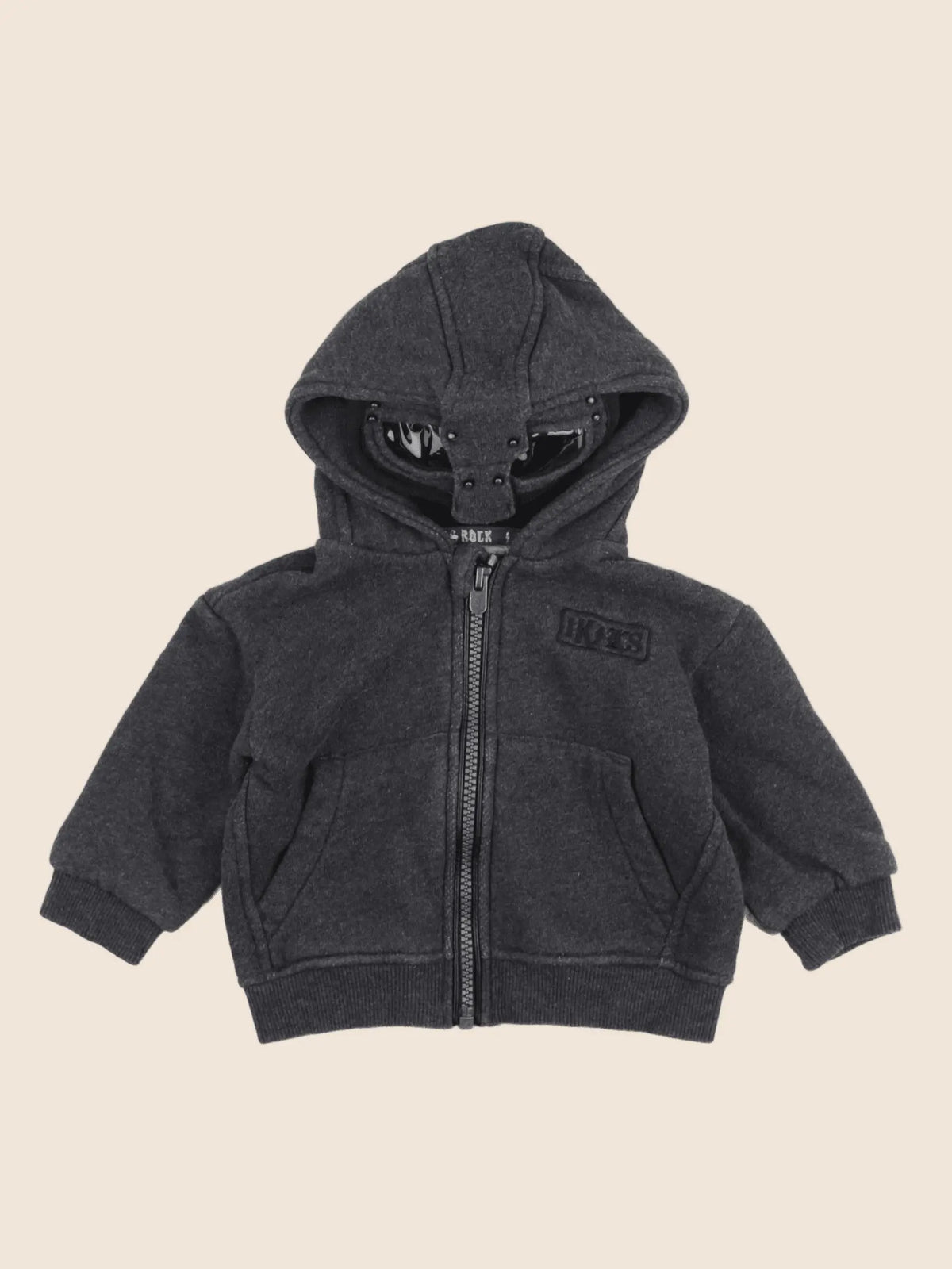 IKKS - sweat imprimé au dos gris - 6 mois