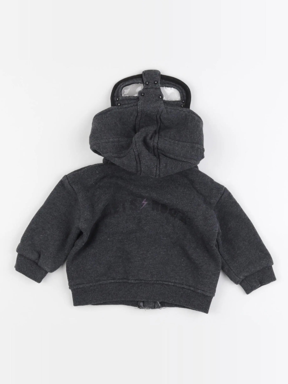 IKKS - sweat imprimé au dos gris - 6 mois
