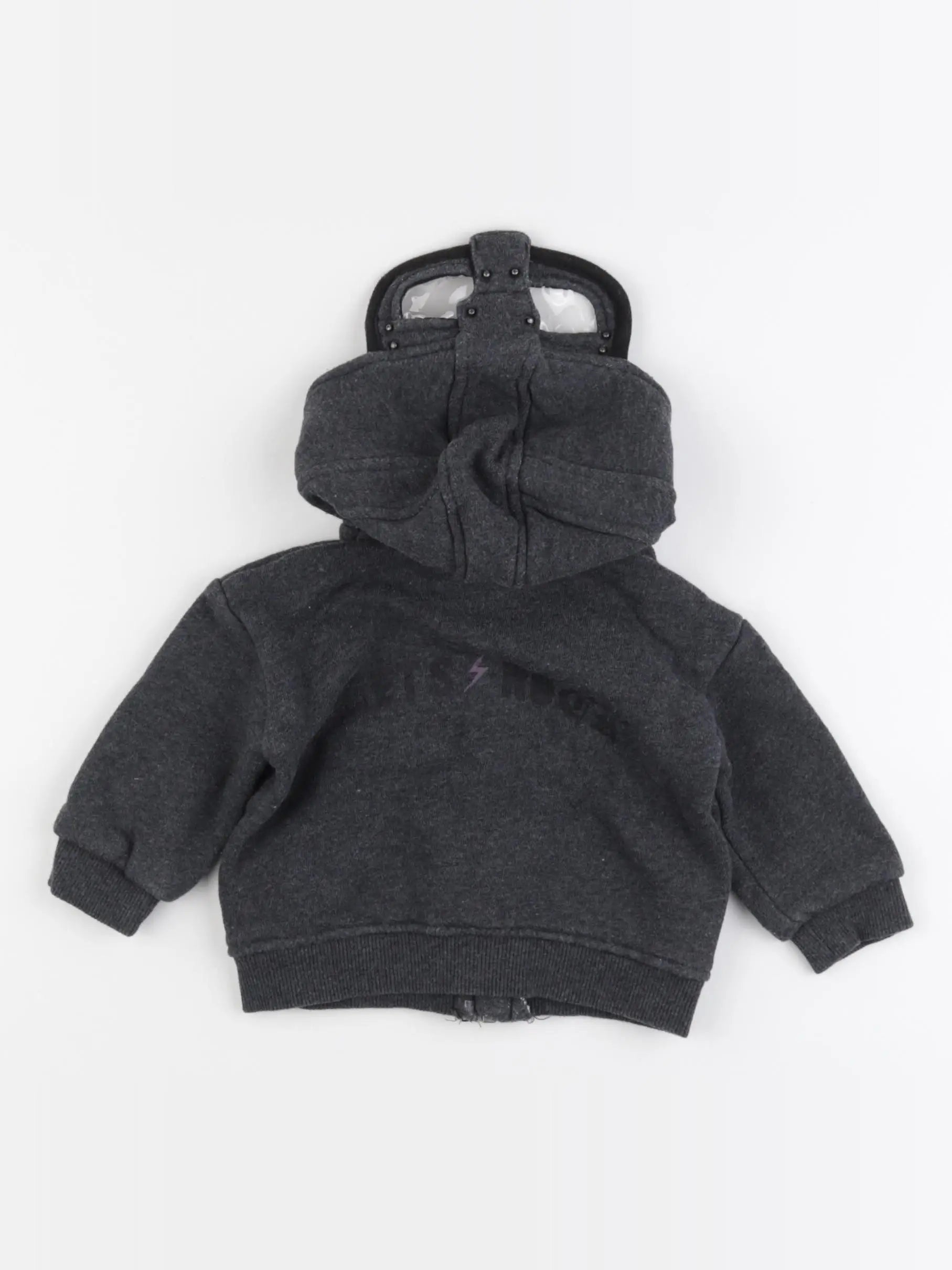 IKKS - sweat imprimé au dos gris - 6 mois