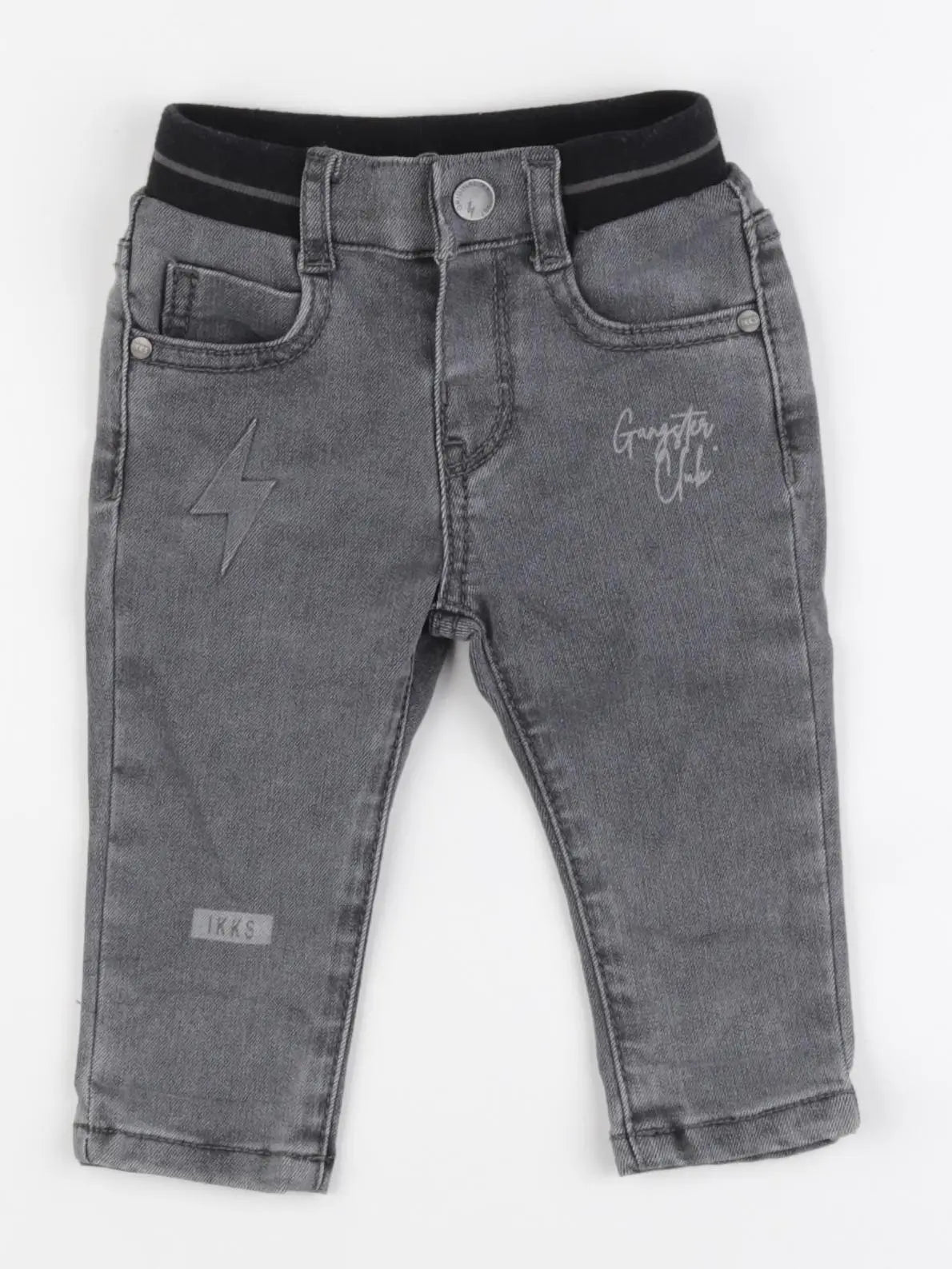 IKKS - jean gris - 6 mois