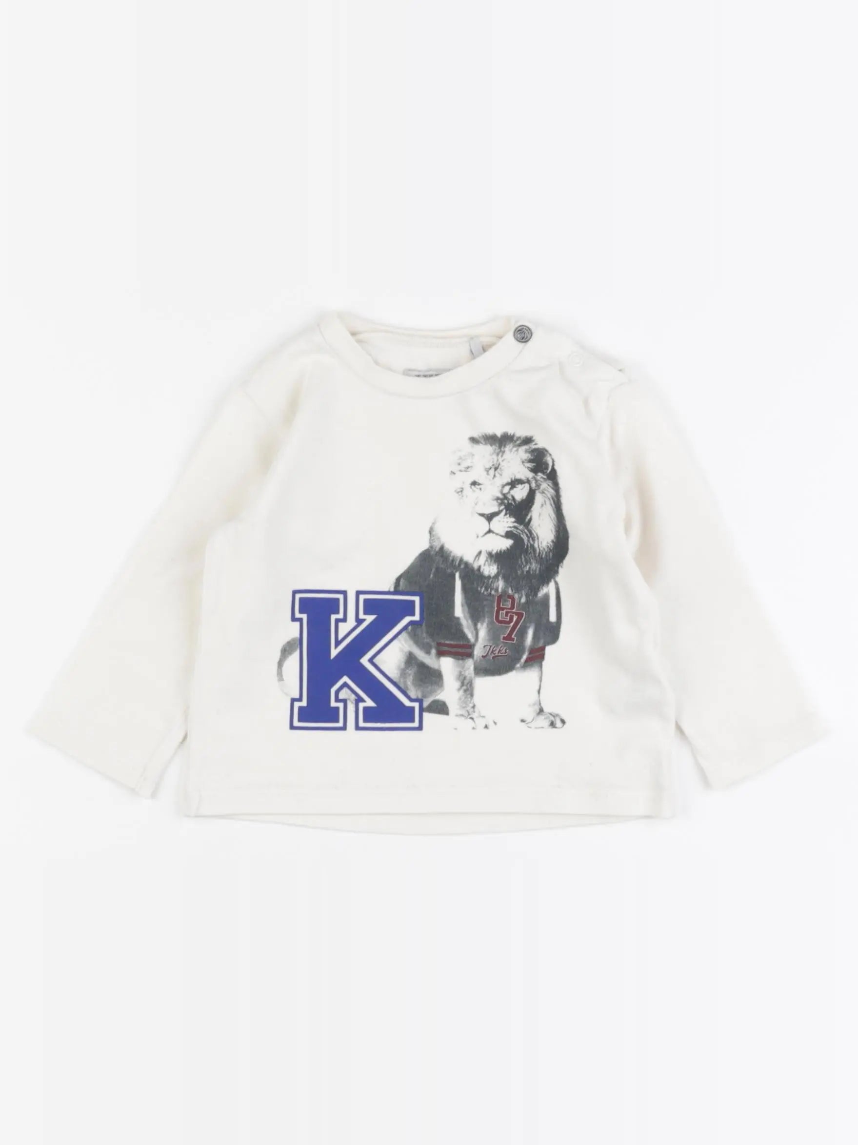 IKKS - tee-shirt blanc - 6 mois