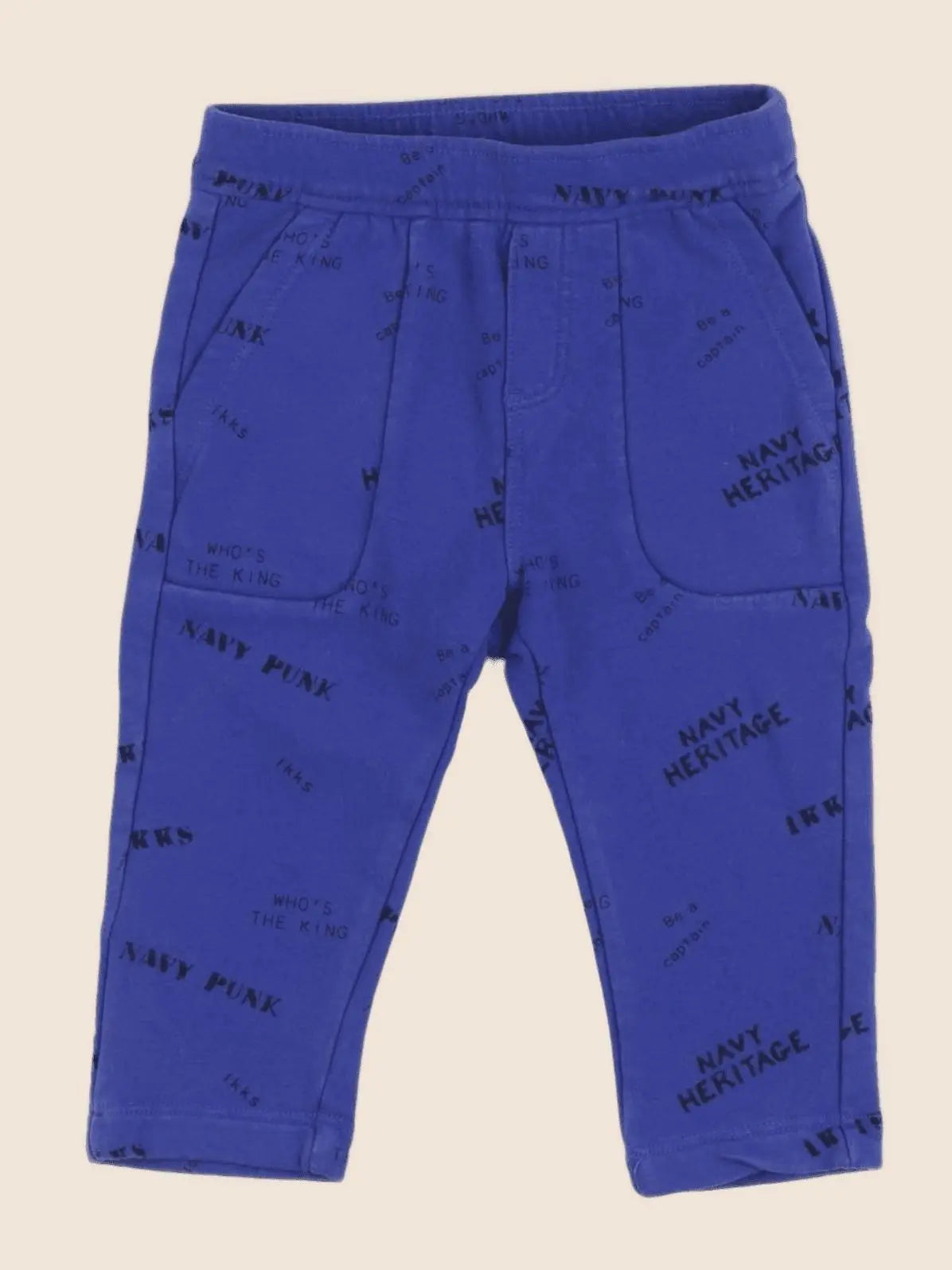 IKKS - pantalon bleu - 6 mois