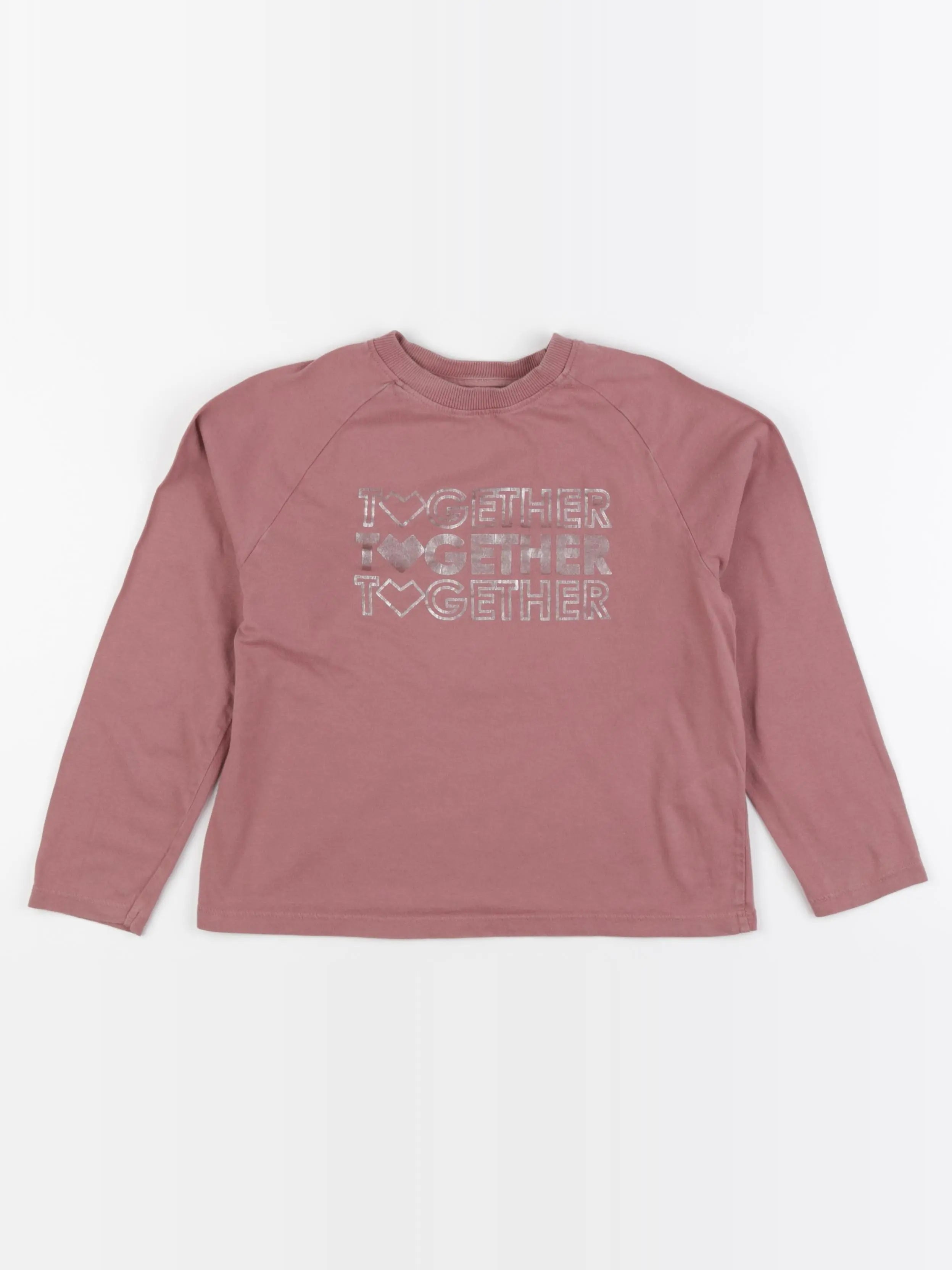 Vertbaudet - tee-shirt rose - 8 ans