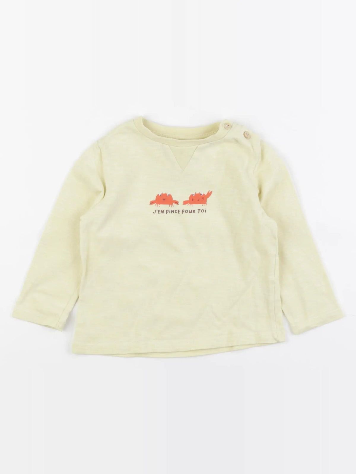 Storytelling - tee-shirt jaune - 18 mois