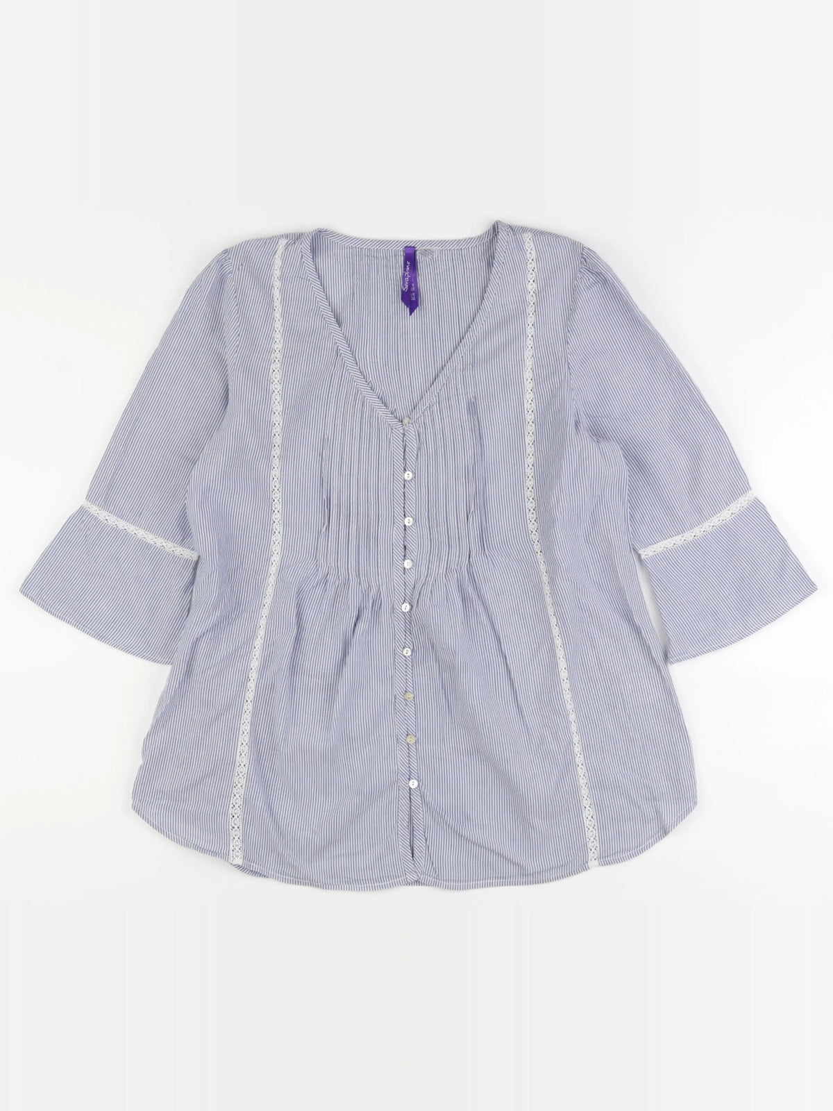 Seraphine - blouse grossesse bleu - 38