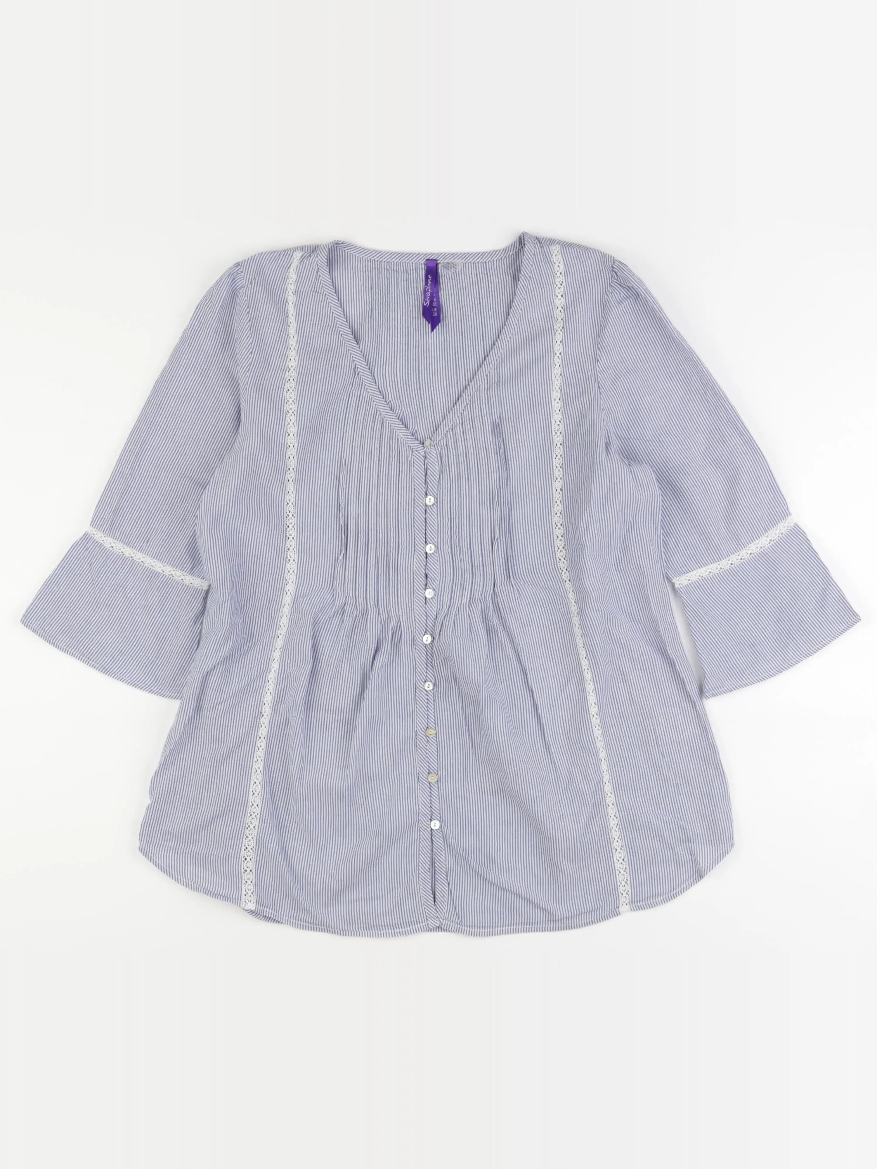 Seraphine - blouse grossesse bleu - 38