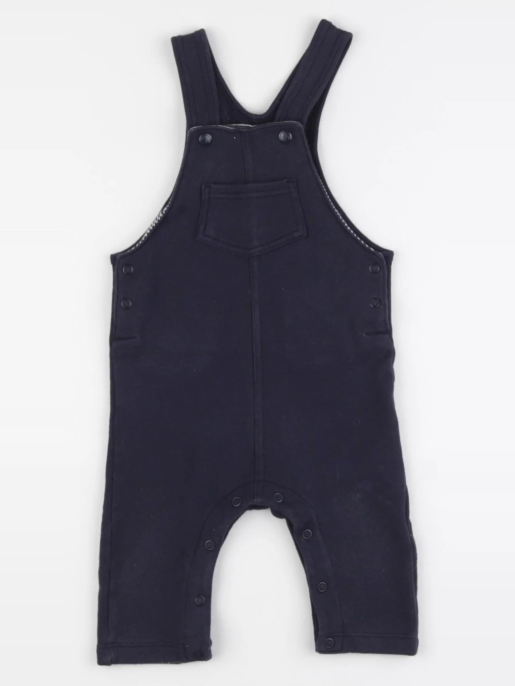 Petit Bateau - salopette bleu - 6 mois