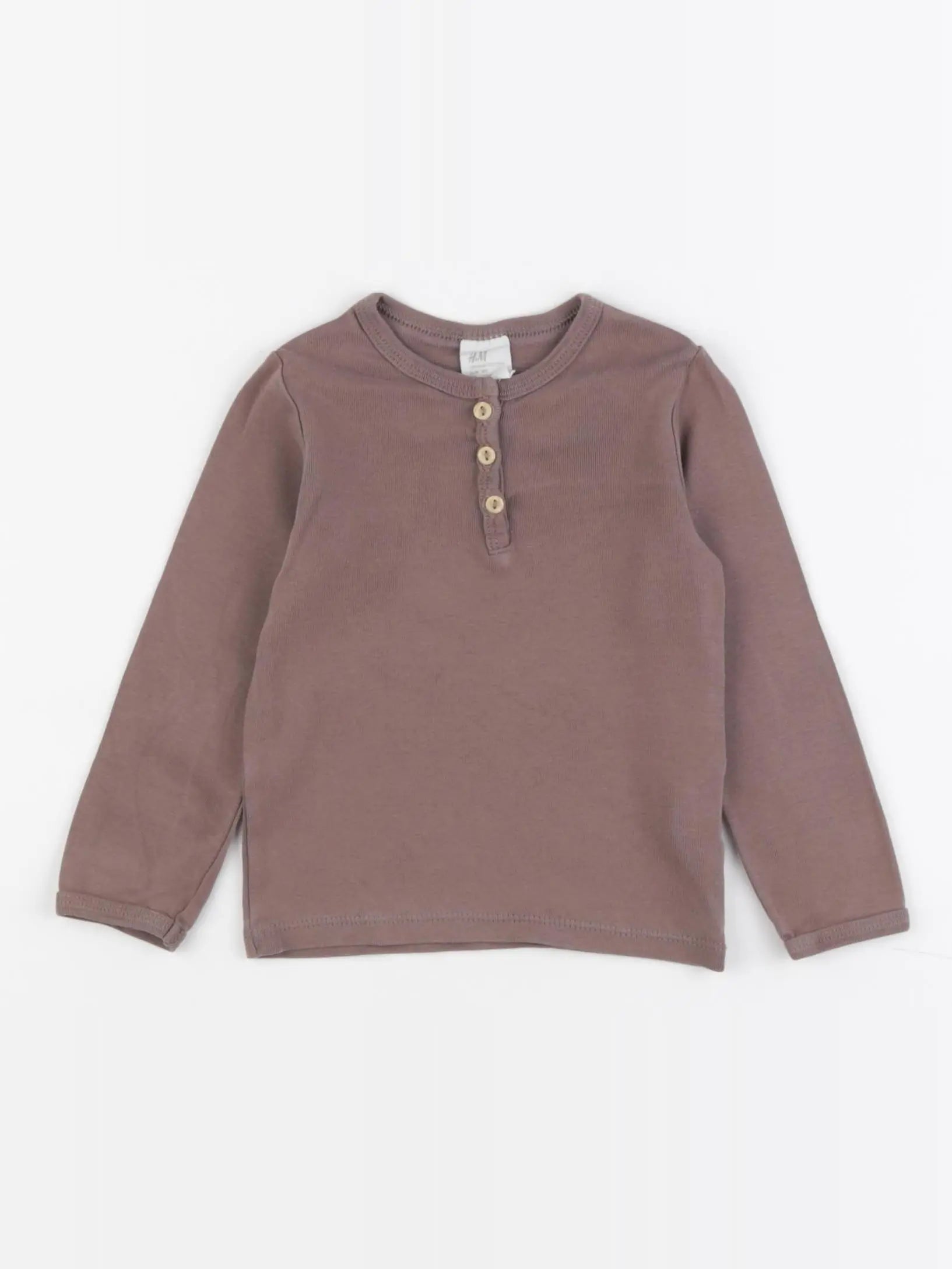 H&M - tee-shirt marron - 9/12 mois