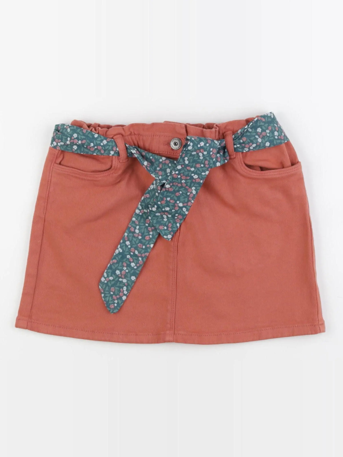 Vertbaudet - jupe orange - 8 ans